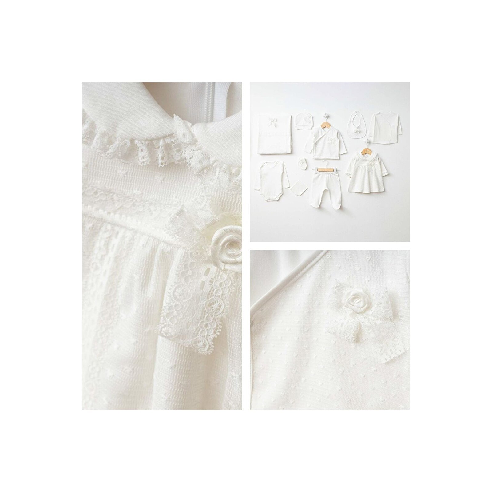 10'Lu Bebek Hastane Çıkışı Zıbın Seti