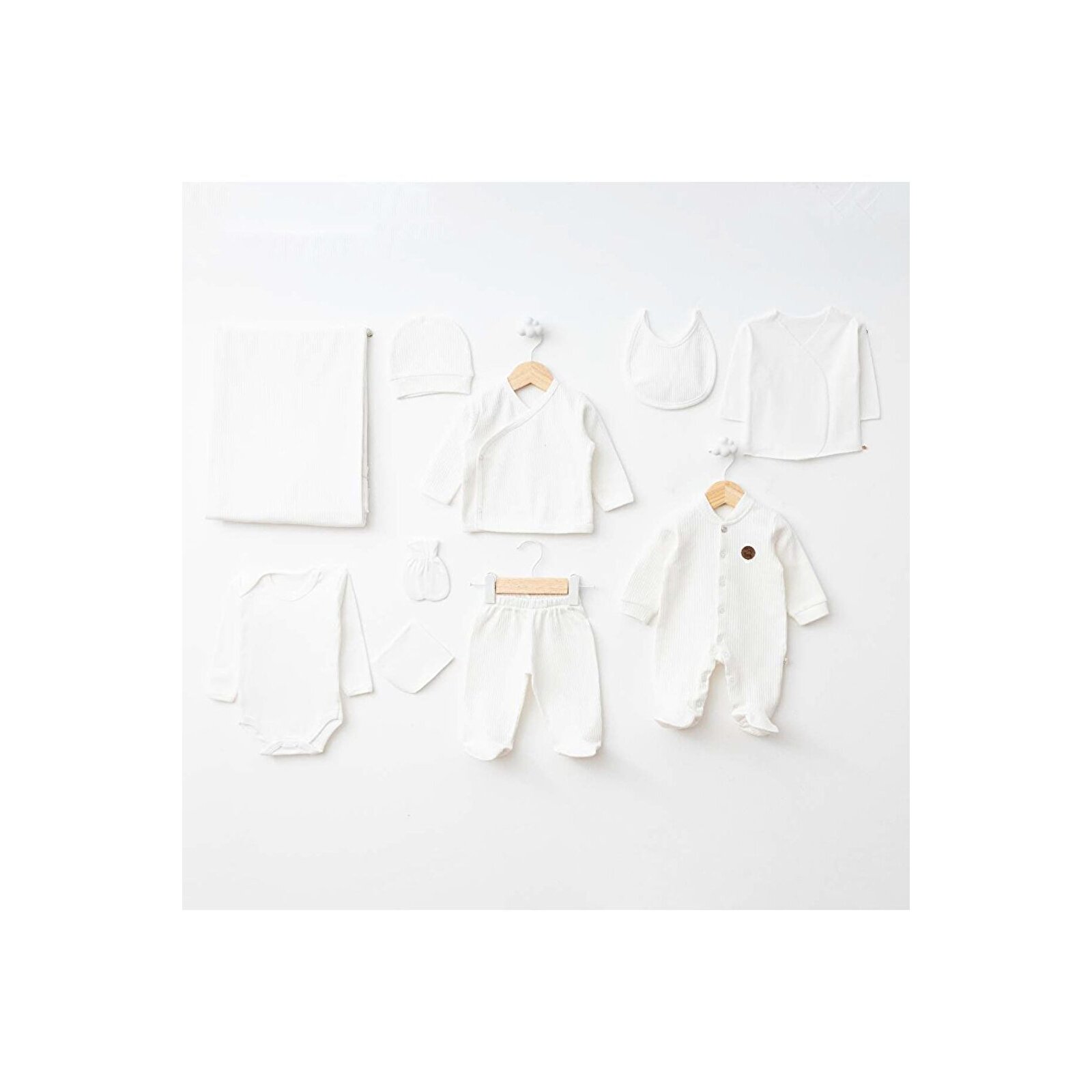 10'Lu Bebek Hastane Çıkışı Zıbın Seti