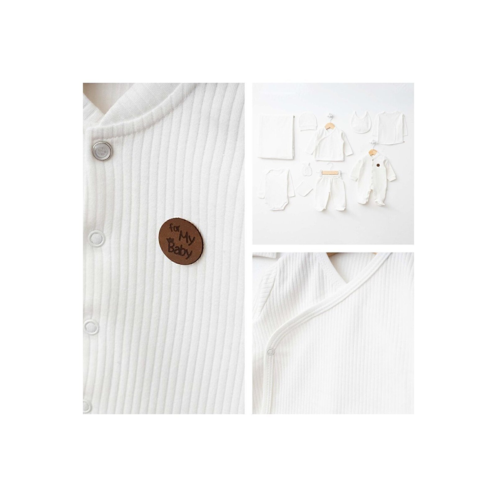 10'Lu Bebek Hastane Çıkışı Zıbın Seti