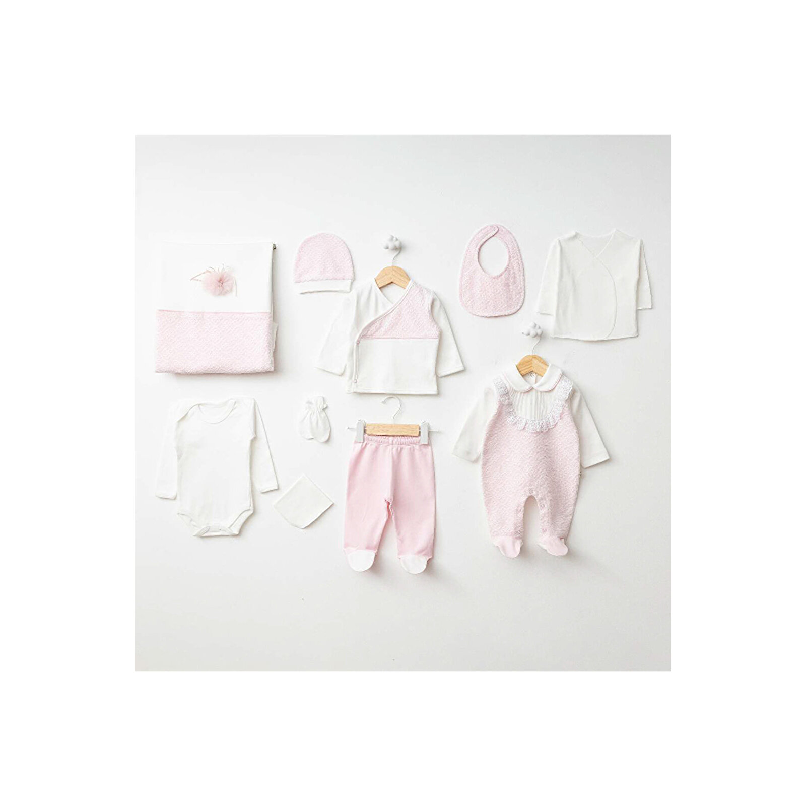 10'Lu Bebek Hastane Çıkışı Zıbın Seti