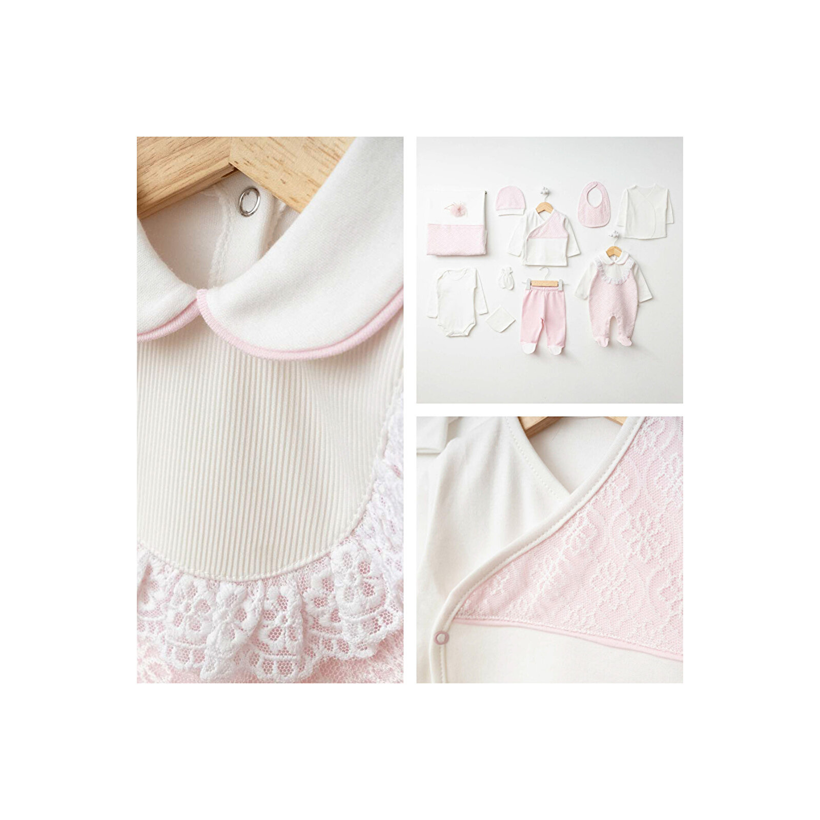 10'Lu Bebek Hastane Çıkışı Zıbın Seti