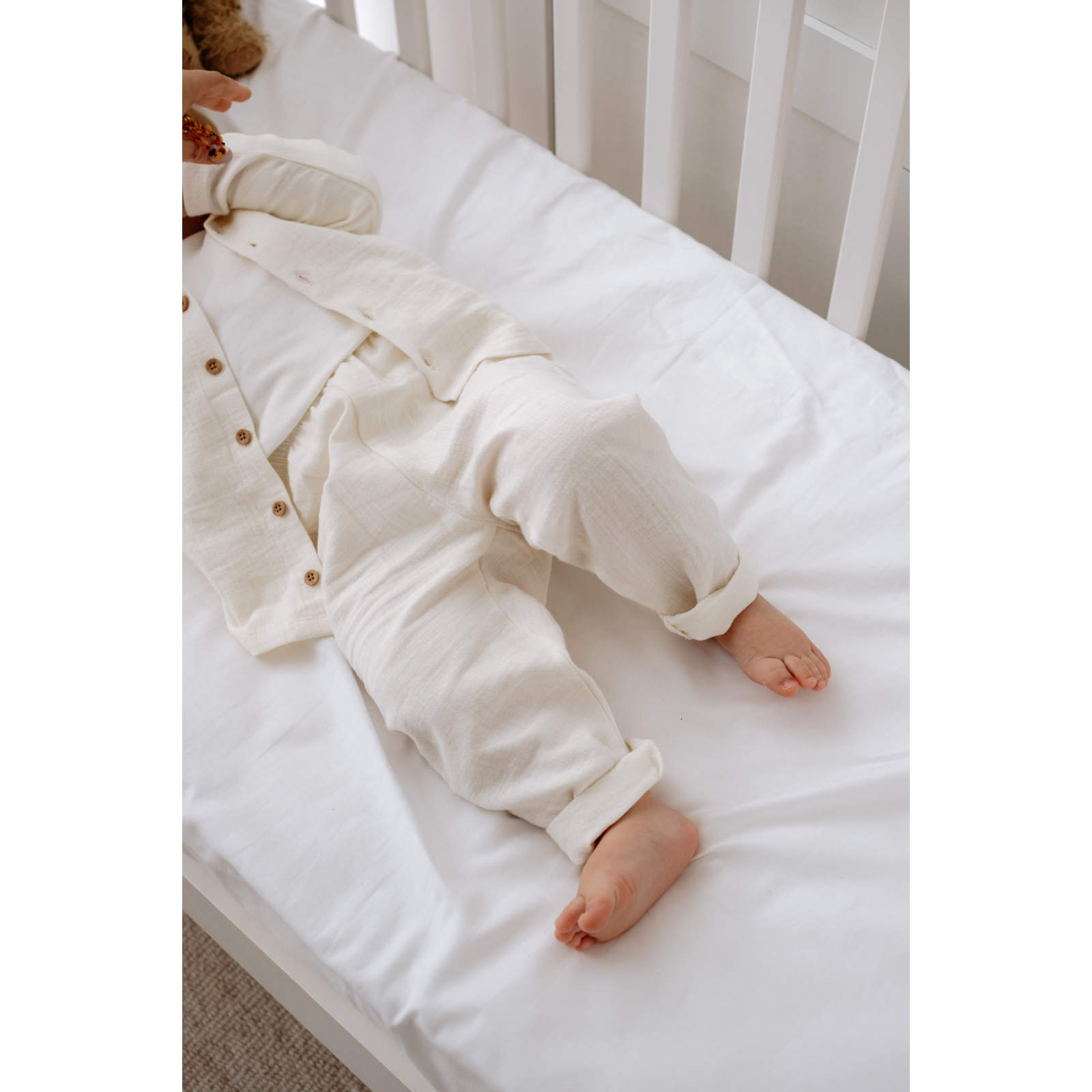 %100 Pamuk Müslin Bohem Gömlekli Takım