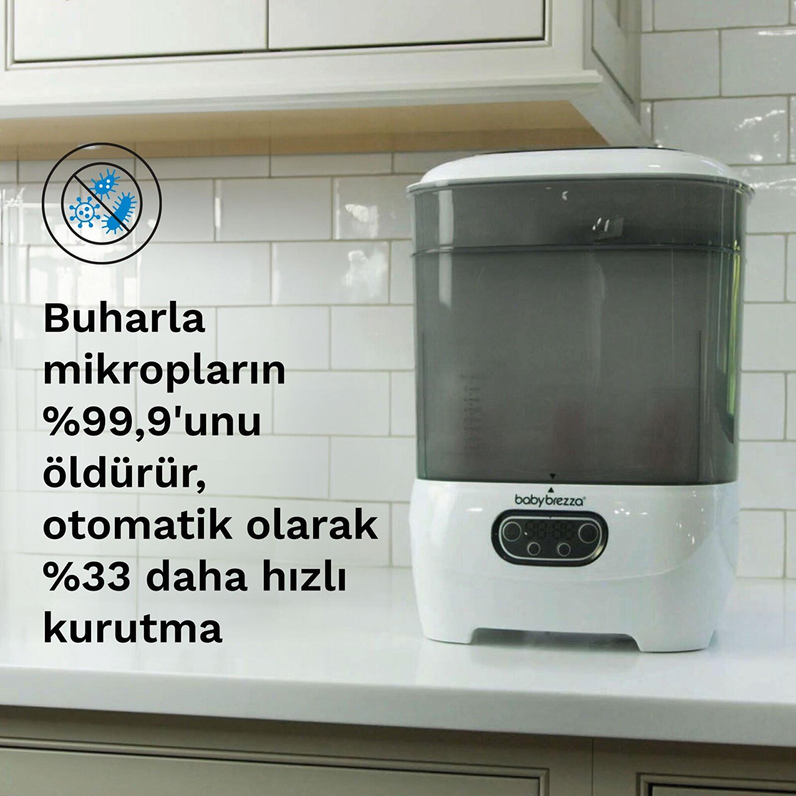 Sterilizer Dryer Advanced 3'ü 1 Arada Buharlı Biberon ve Aksesuar Sterilizasyon ve Kurutucu Sterilizer Dryer Advanced 3'ü 1 Arada Buharlı Biberon ve Aksesuar Sterilizasyon ve Kurutucu