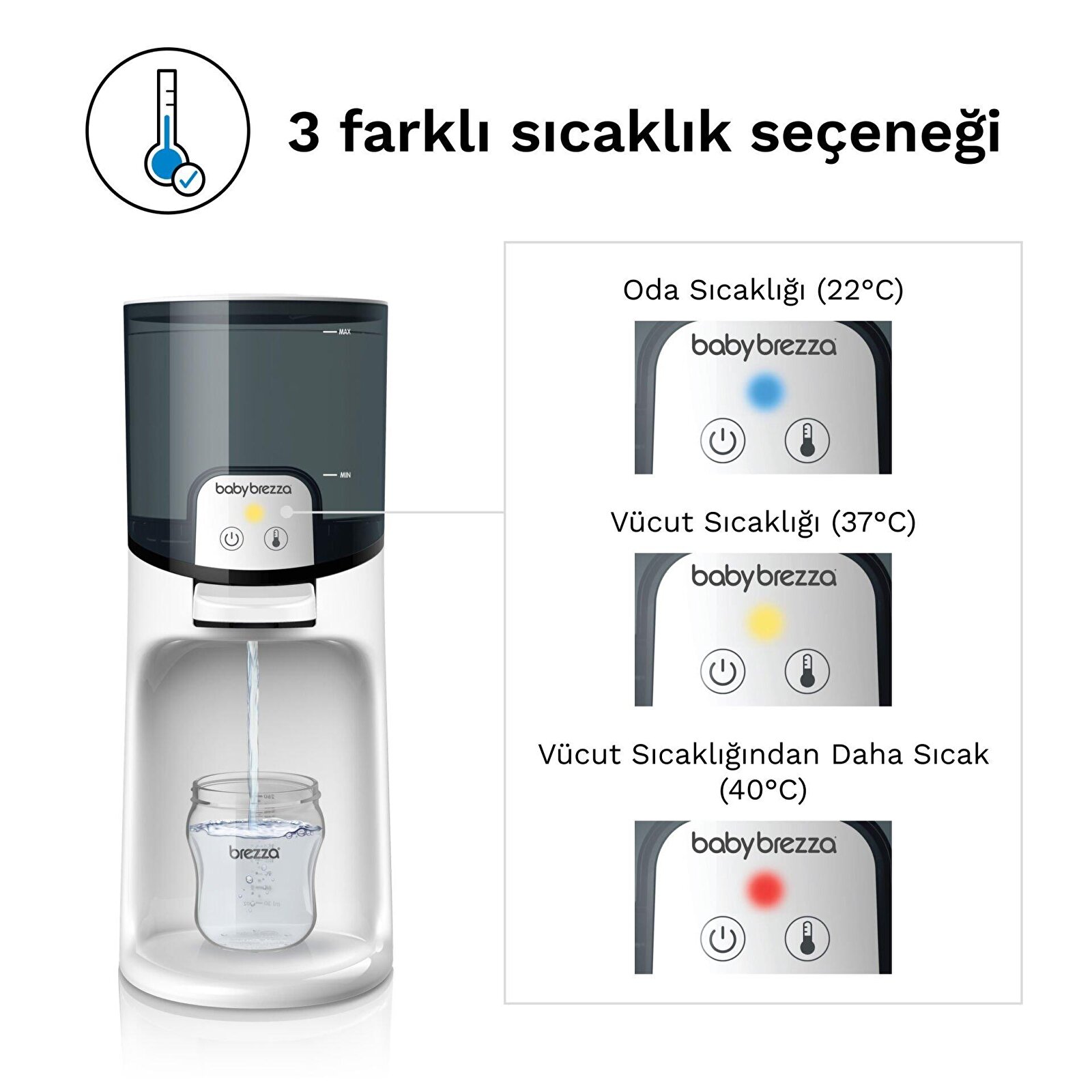 Instant Warmer Bebek Mama Suyu Otomatı ve Biberon Suyu Isıtıcısı Instant Warmer Bebek Mama Suyu Otomatı ve Biberon Suyu Isıtıcısı