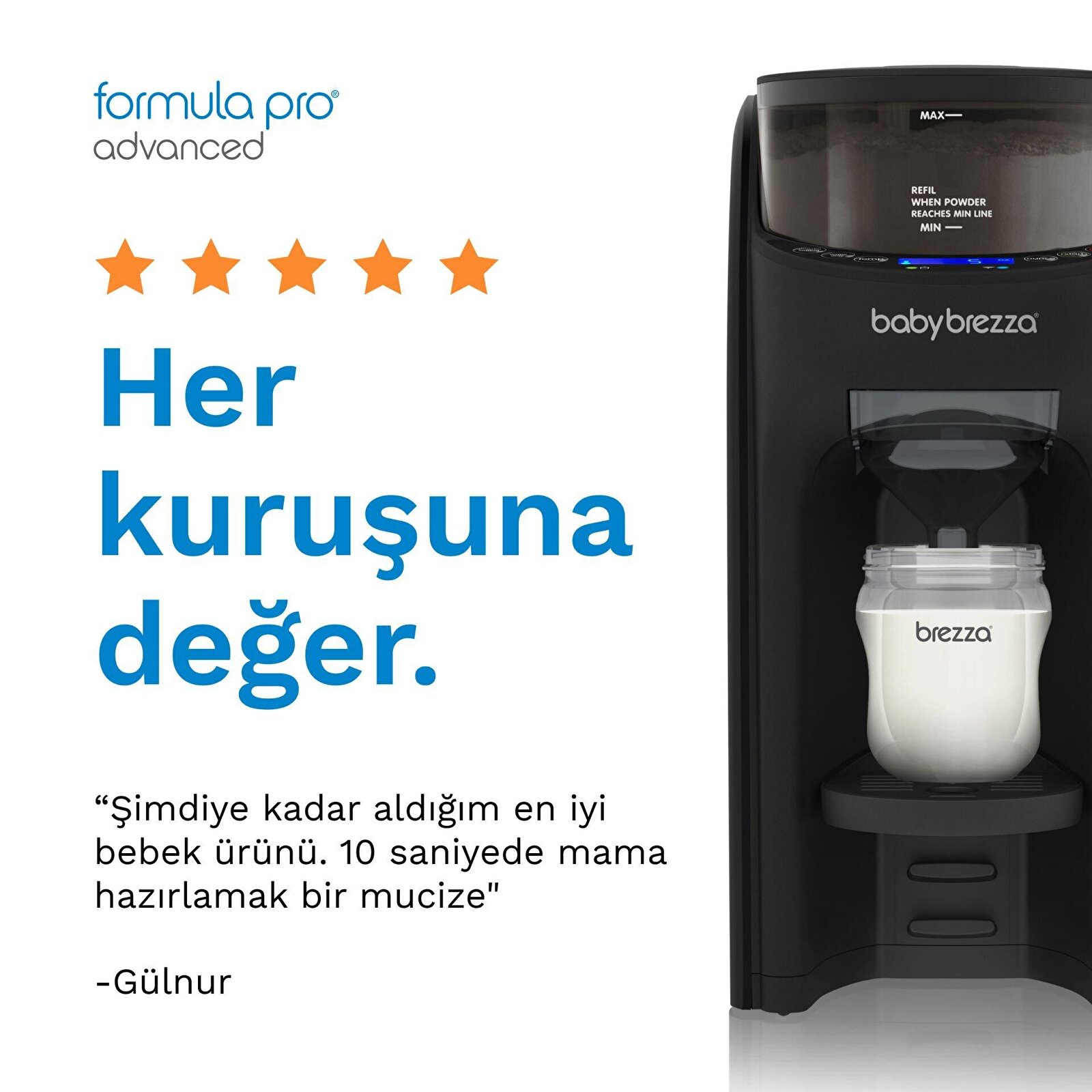 Formula Pro Advanced Otomatik Mama Makinesi Siyah Formula Pro Advanced Otomatik Mama Makinesi Siyah