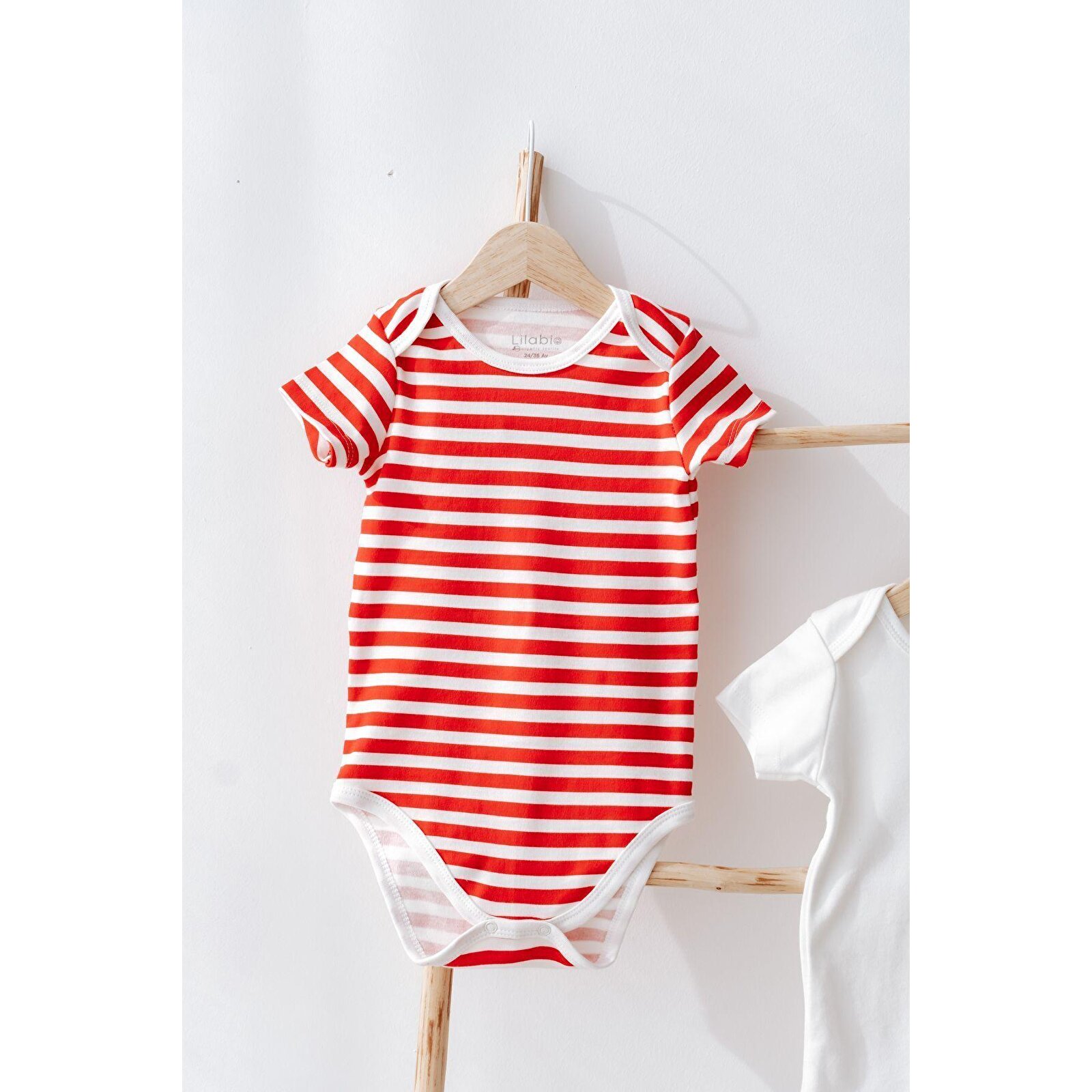 %100 Pamuk 2li Kısa Kollu Bebek Body