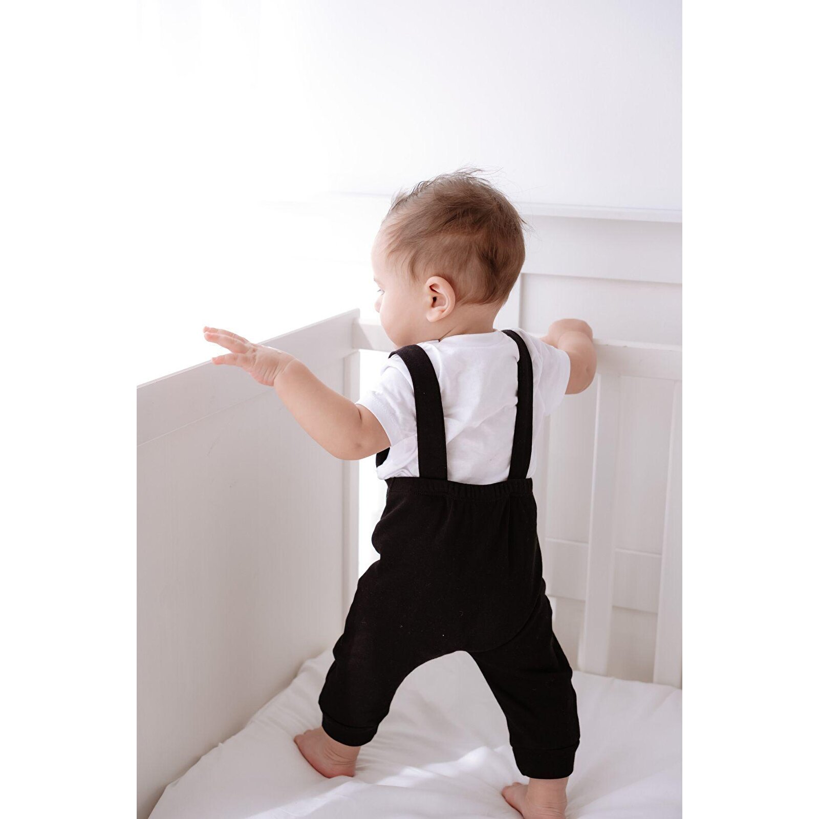 %100 Pamuk Salopet Siyah %100 Pamuk Salopet Siyah