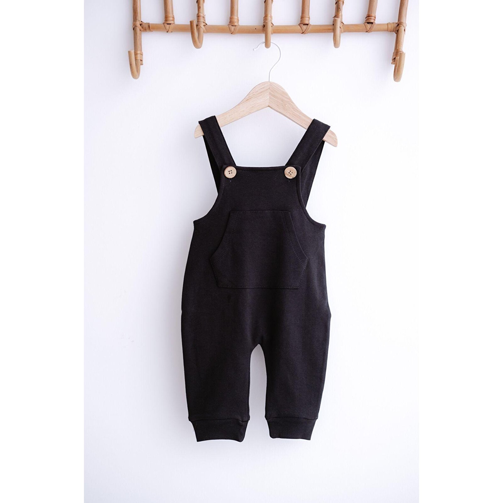 %100 Pamuk Salopet Siyah %100 Pamuk Salopet Siyah