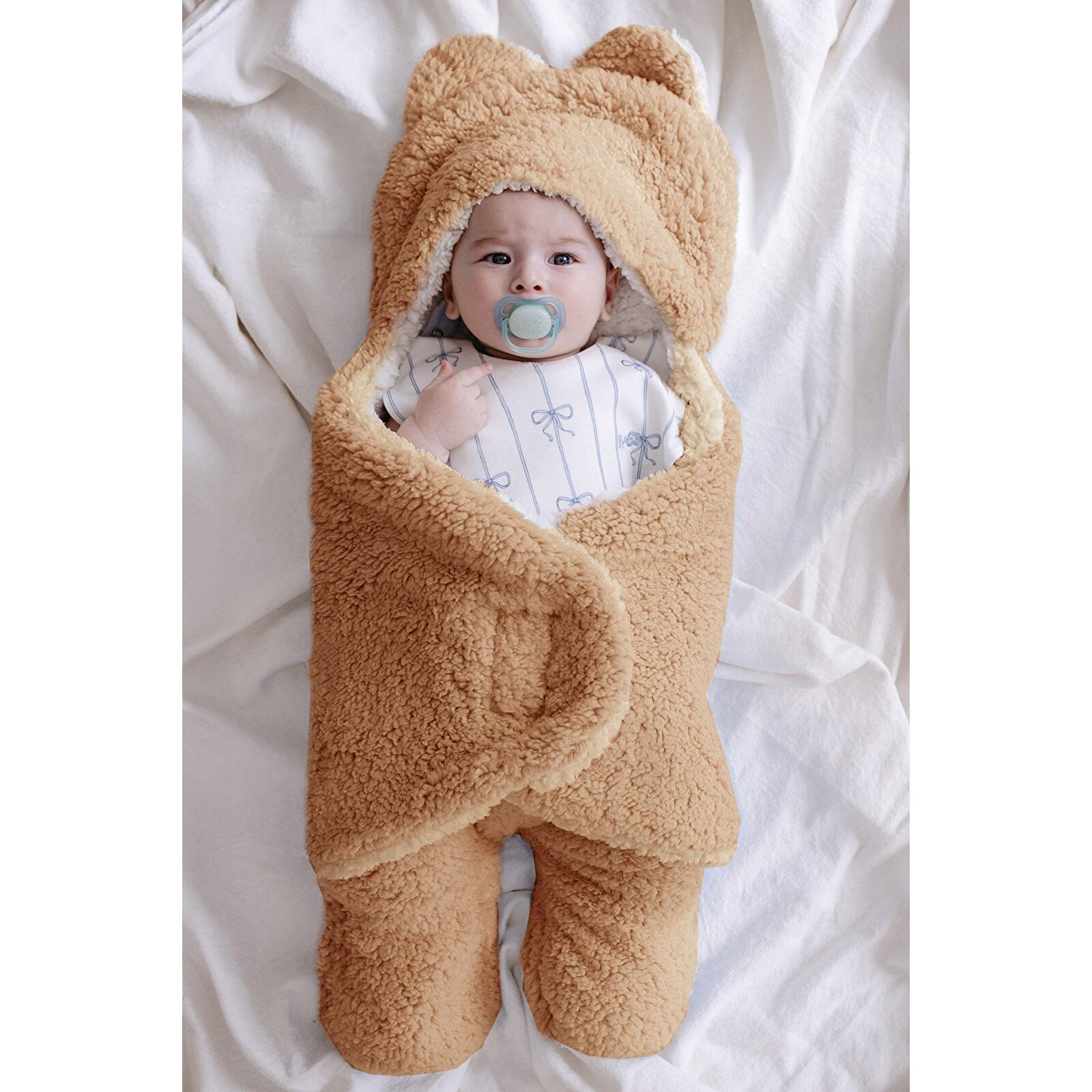 Welsoft Dış Kundak Battaniye Ayaklı 0-12 Ay