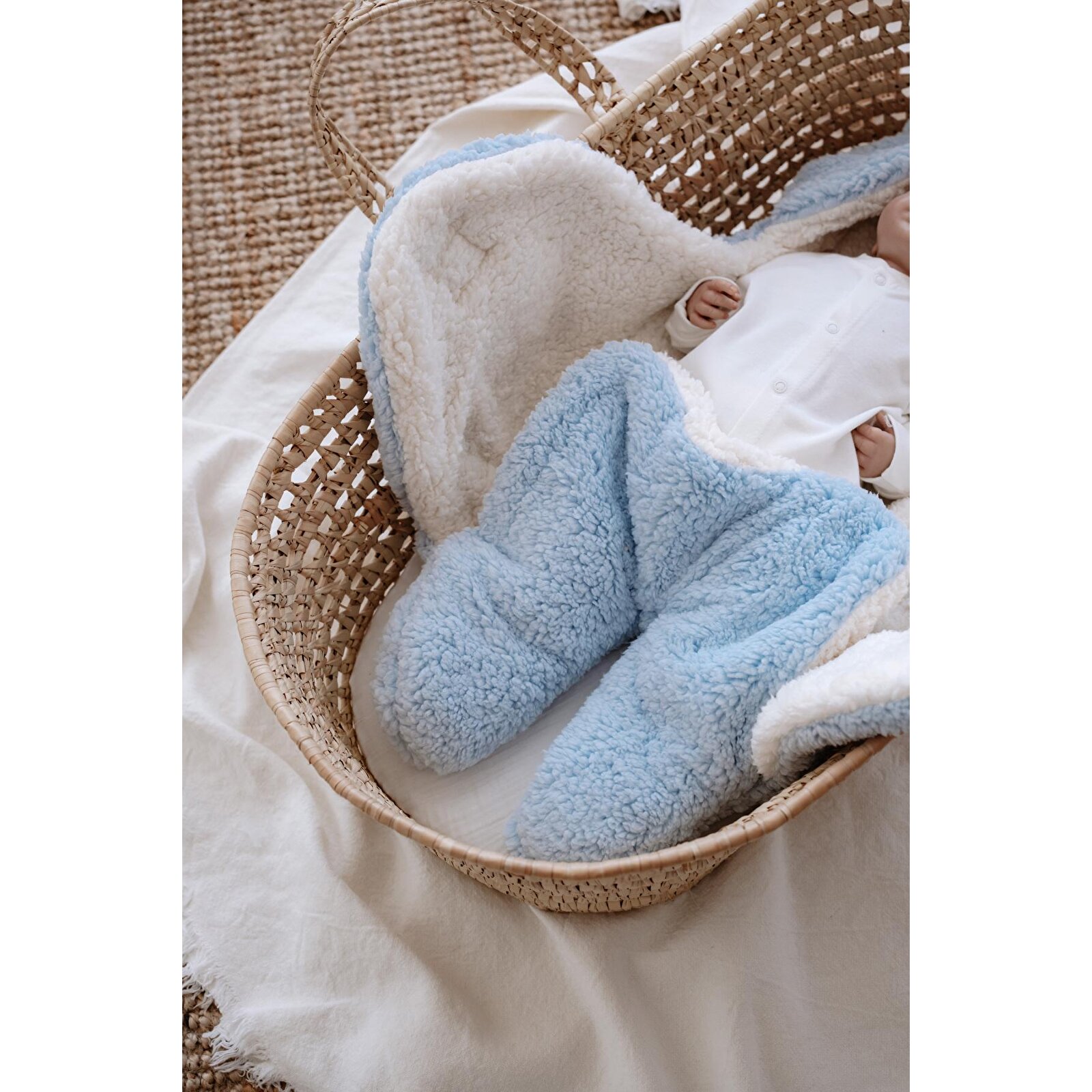 Welsoft Dış Kundak Battaniye Ayaklı 0-12 Ay