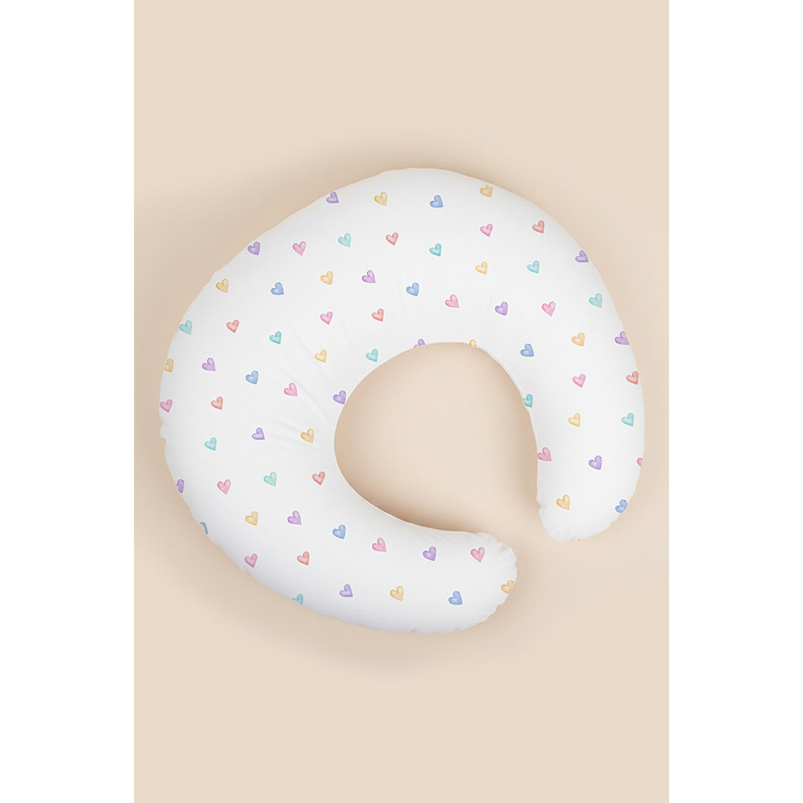 Emzirme Minderi - Renkli Kalpler