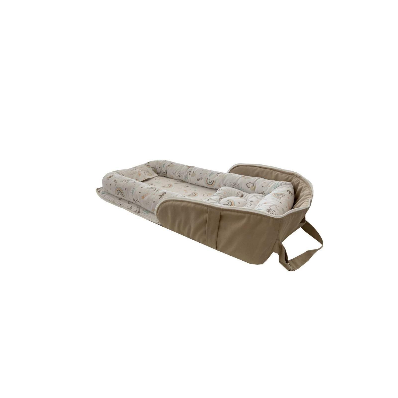 Kahve Dağ Çantalı Babynest Taşınabilir -  Konforlu ve Güvenli Bebek Yatağı 