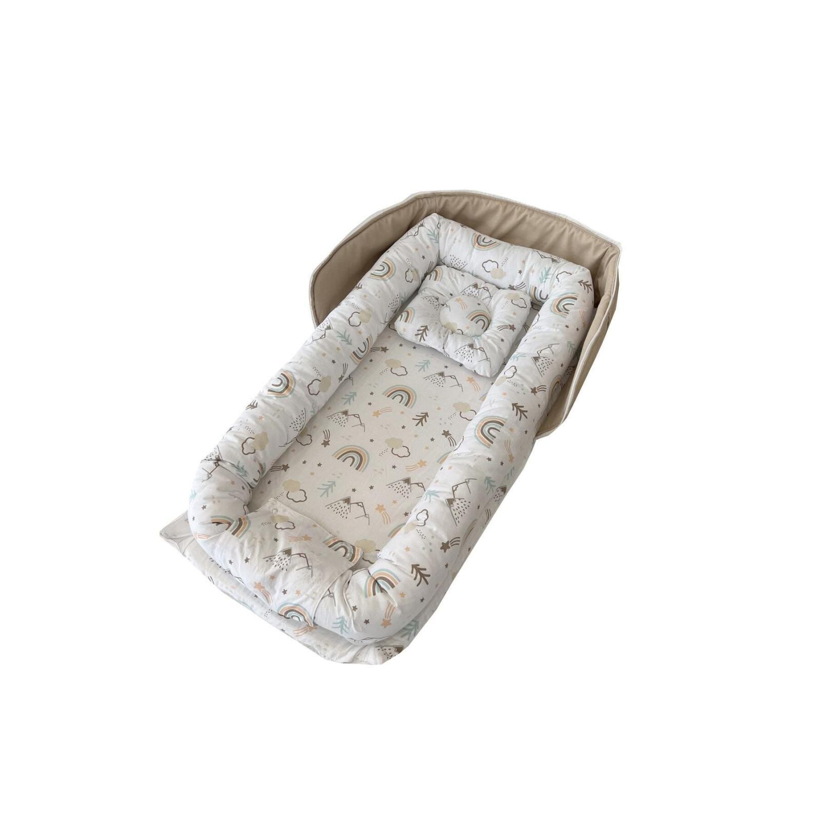 Kahve Dağ Çantalı Babynest Taşınabilir -  Konforlu ve Güvenli Bebek Yatağı 