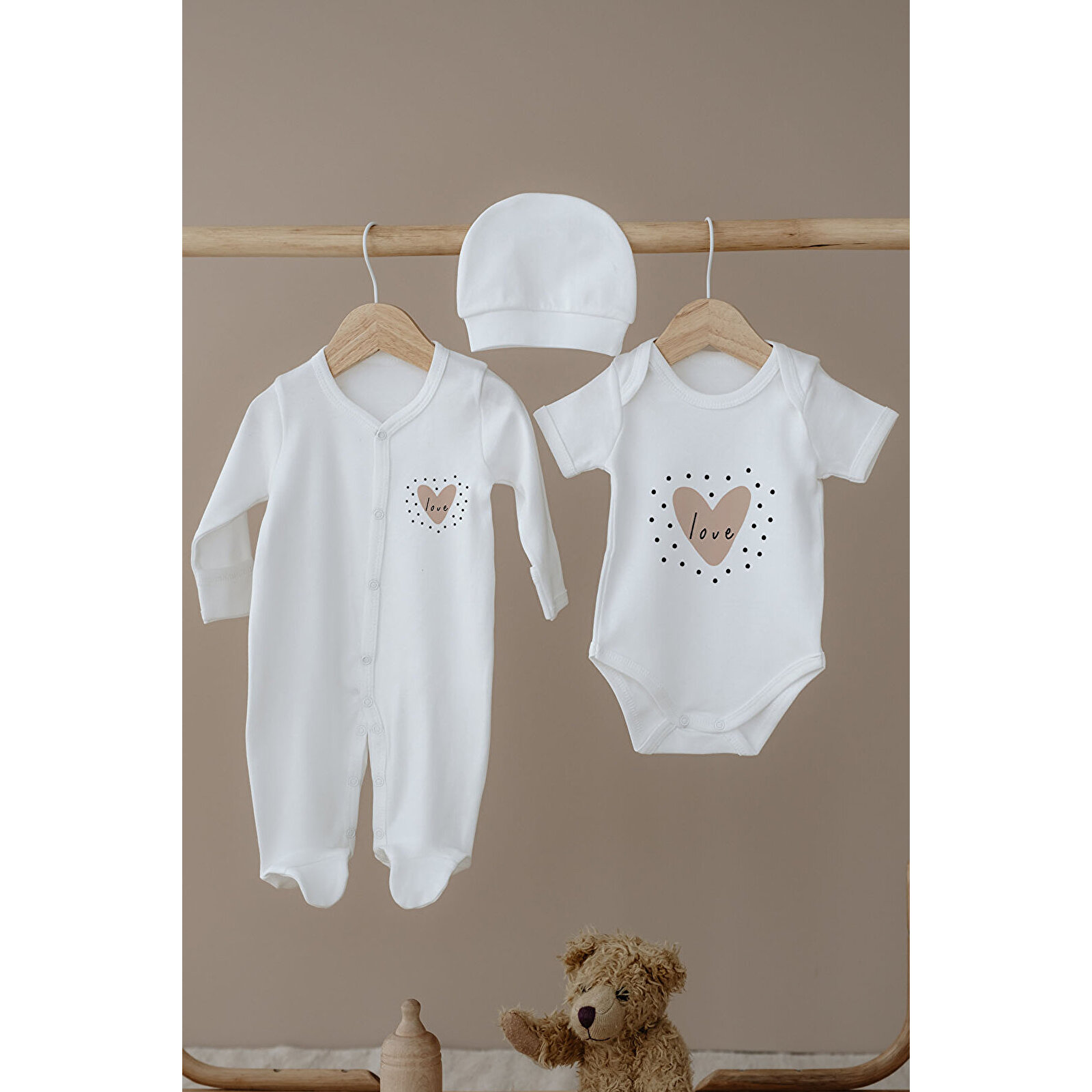 Organik 3'lü Hastane Çıkışı - Pure Love