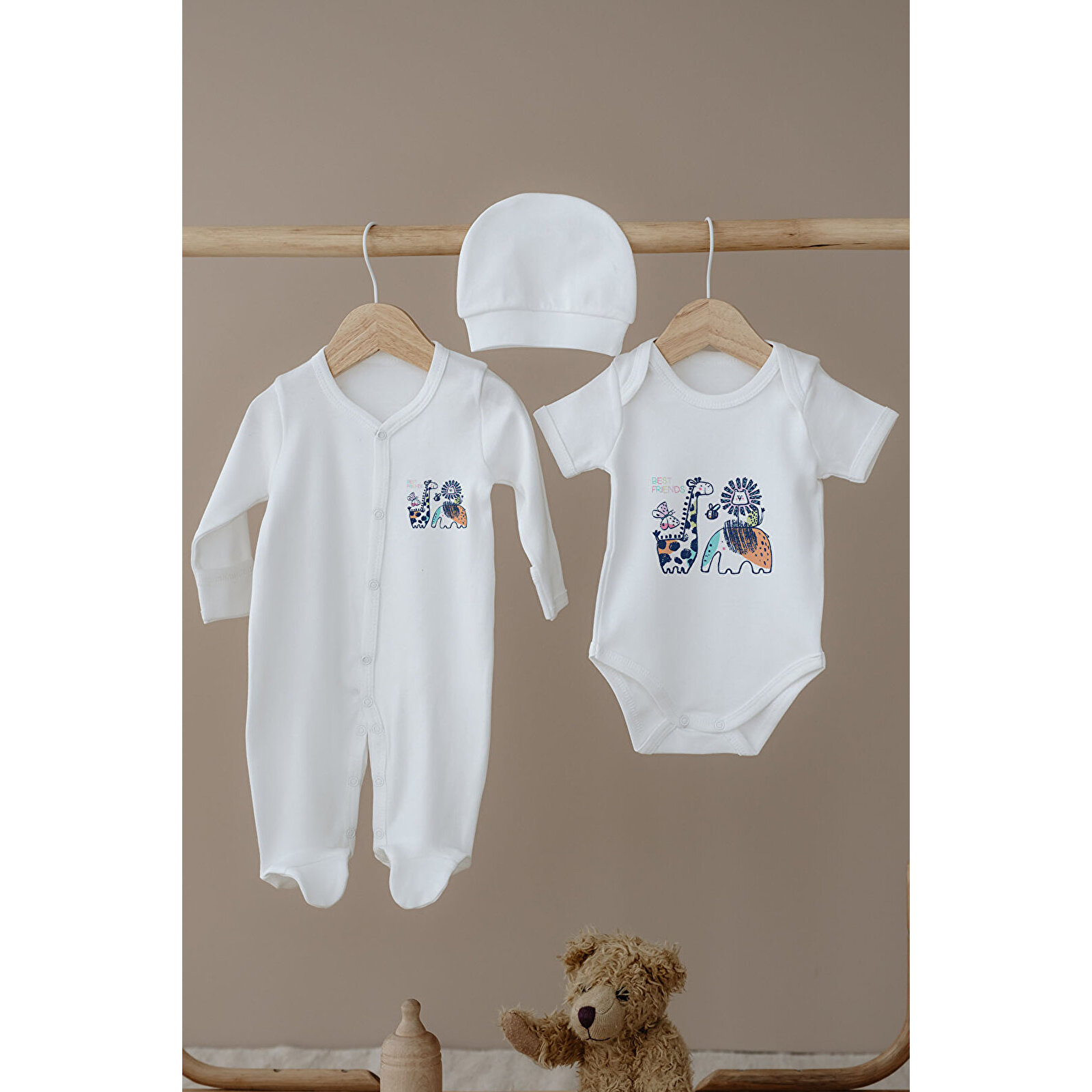 Organik 3'lü Hastane Çıkışı - Soft Animals