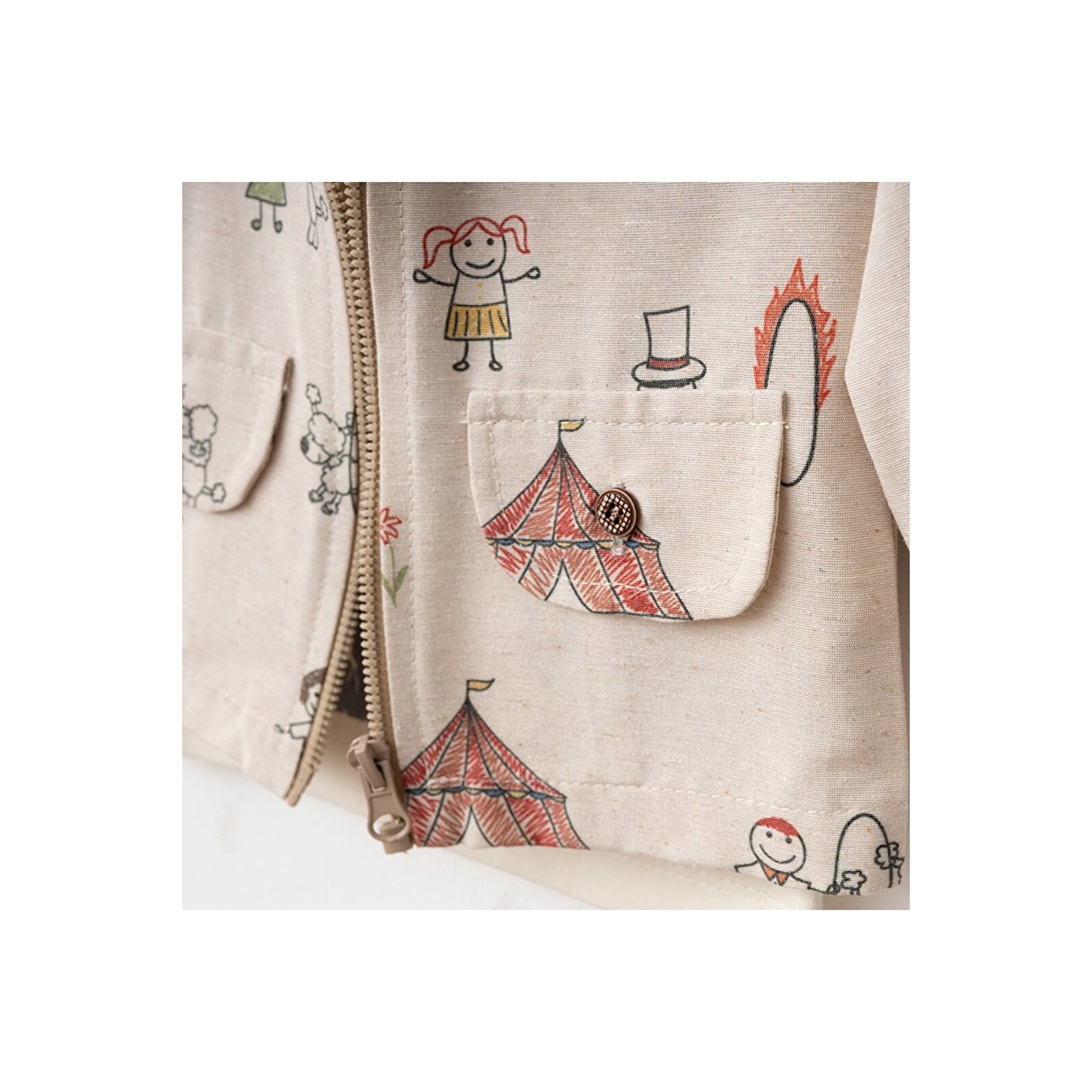 Çadır Baskı Montlu Takım Kırmızı Çadır Baskı Montlu Takım Kırmızı