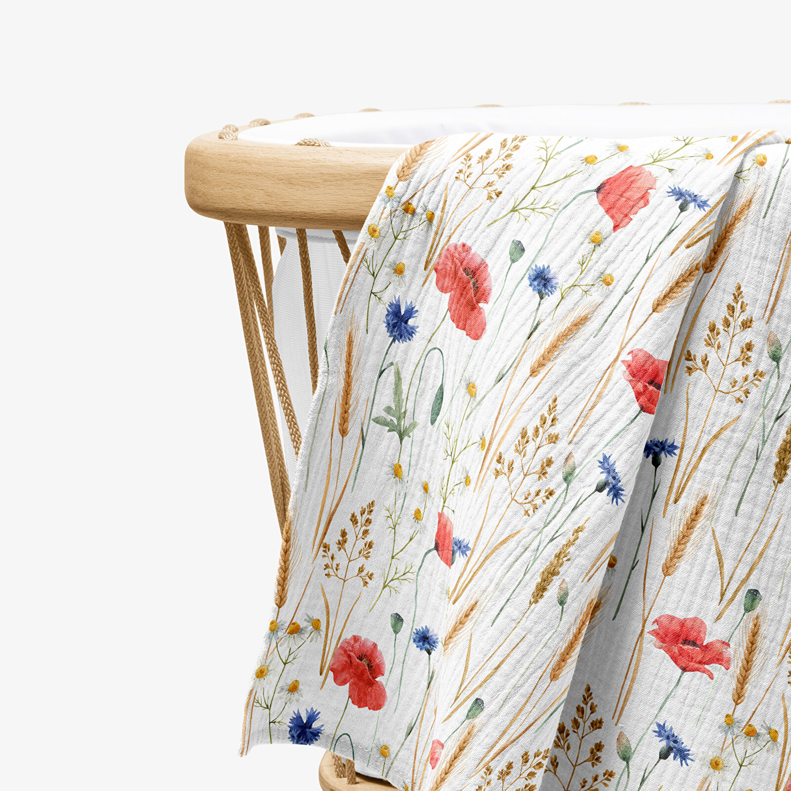 4 Katlı Müslin Örtü - Kır Çiçek Desenli Bebek Müslin Battaniyesi - Dört Katlı Müslin 100x110 Cm 4 Katlı Müslin Örtü - Kır Çiçek Desenli Bebek Müslin Battaniyesi - Dört Katlı Müslin 100x110 Cm