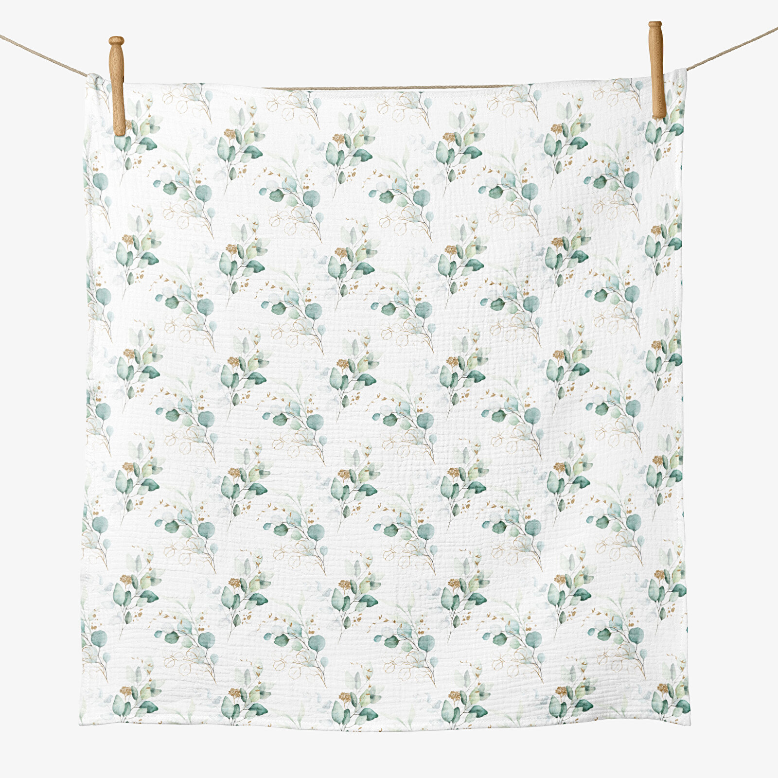 4 Katlı Müslin Örtü - Yaprak Desenli Bebek Müslin Battaniyesi - Dört Katlı Müslin 100x110 Cm 4 Katlı Müslin Örtü - Yaprak Desenli Bebek Müslin Battaniyesi - Dört Katlı Müslin 100x110 Cm