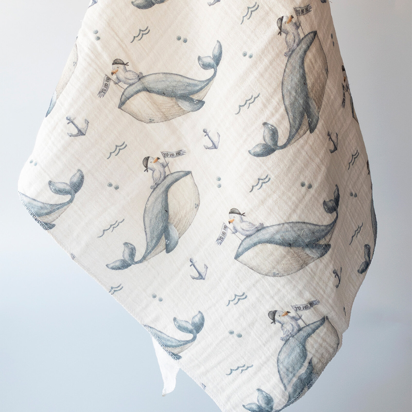 2 Katlı Müslin Örtü 75x95 cm - Bebek Müslin Örtü - 2 Katlı Müslin