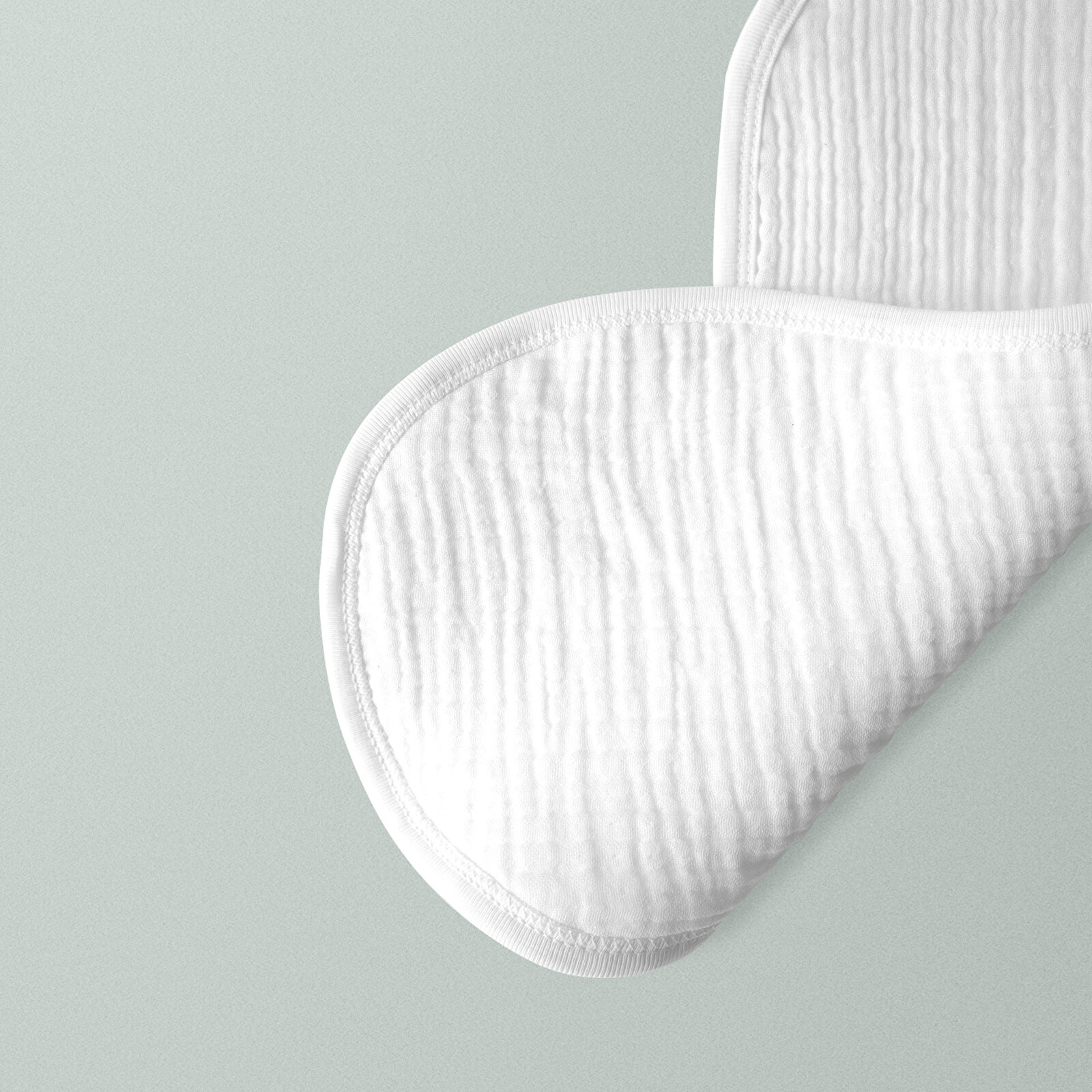 8 Katlı Müslin Bebek Omuz Mendili - %100 Pamuk - 2'li Paket - Omuz Örtüsü -Ekru Renk