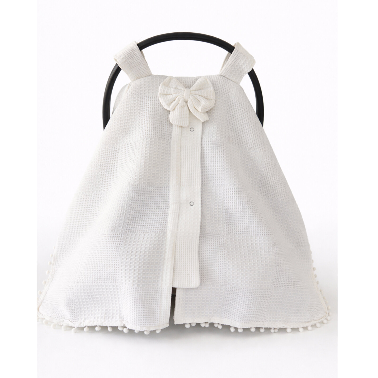 Beyaz Waffle Tek Kat Puset Örtüsü – Nefes Alabilen Pamuklu Kumaş Beyaz Waffle Tek Kat Puset Örtüsü – Nefes Alabilen Pamuklu Kumaş