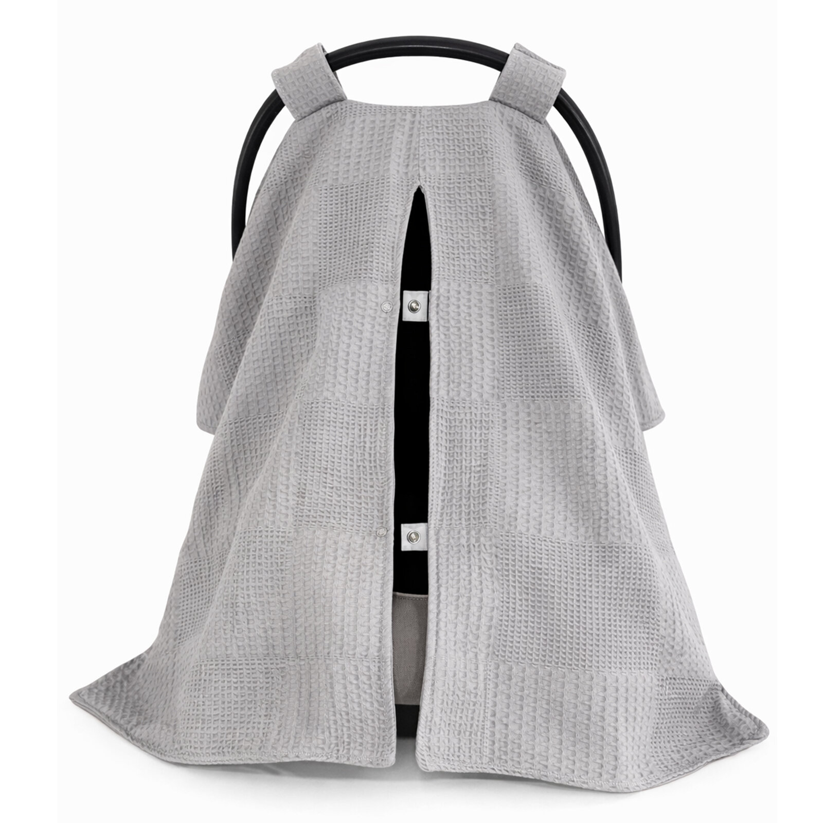 Gri Waffle Tek Kat Puset Örtüsü – Tek Parça Gri Waffle Tek Kat Puset Örtüsü – Tek Parça