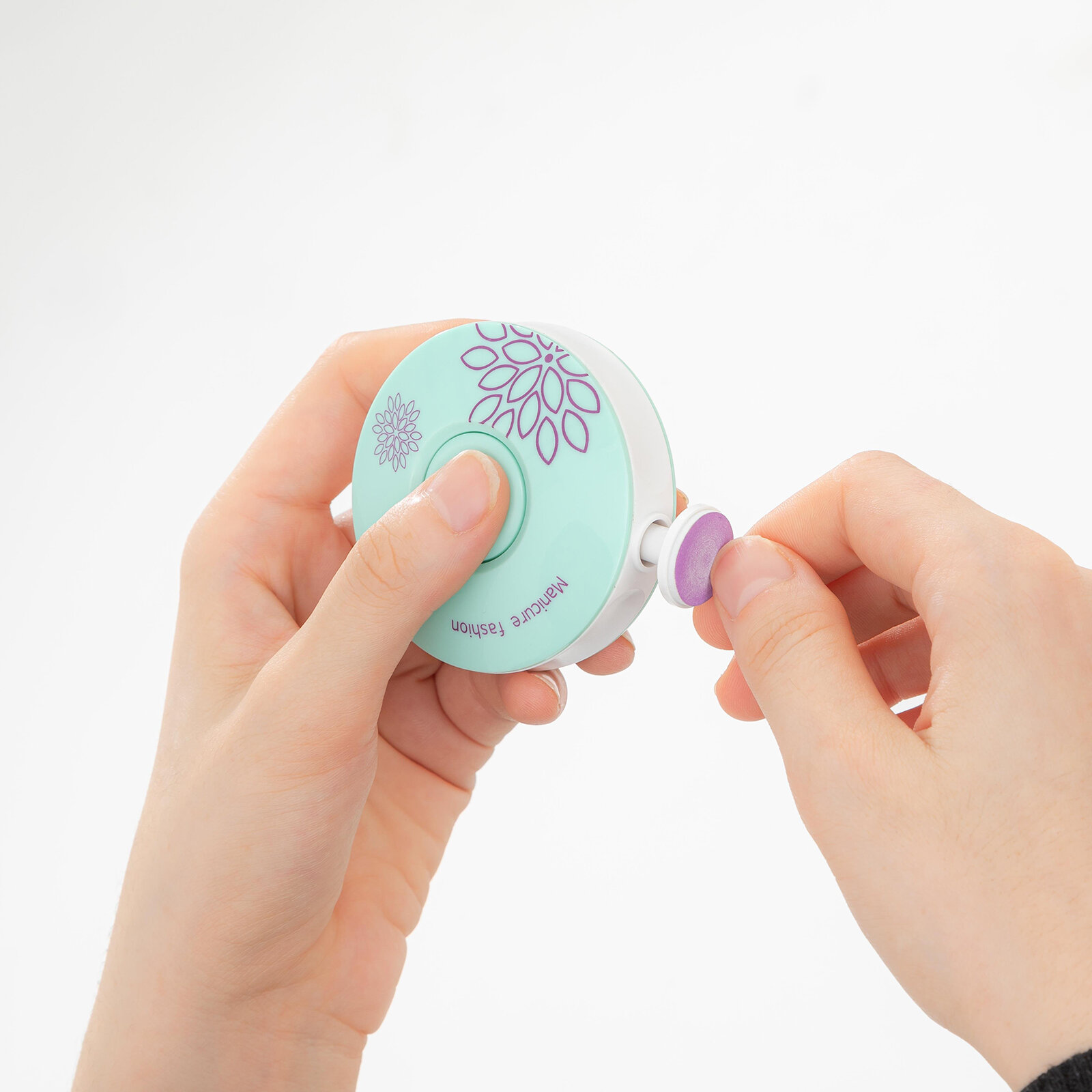 Bebek Tırnak Törpüleyici Elektrikli Manikür Seti (6 Başlıklı)