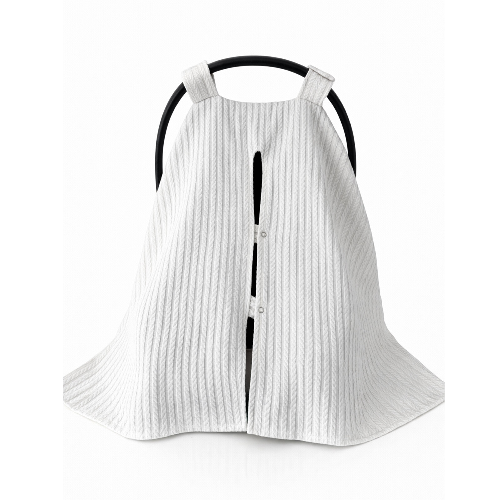 Beyaz Örgü Tek Katlı Puset Örtüsü – Tek Parça Beyaz Örgü Tek Katlı Puset Örtüsü – Tek Parça