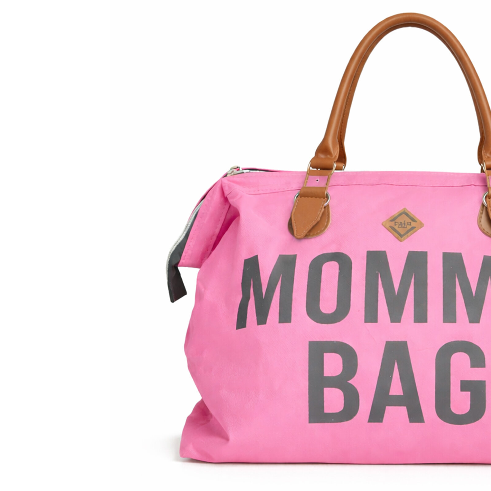 Mommy Bag Baskılı Pembe Anne Bebek Bakım Çantası (45x35 cm) Mommy Bag Baskılı Pembe Anne Bebek Bakım Çantası (45x35 cm)