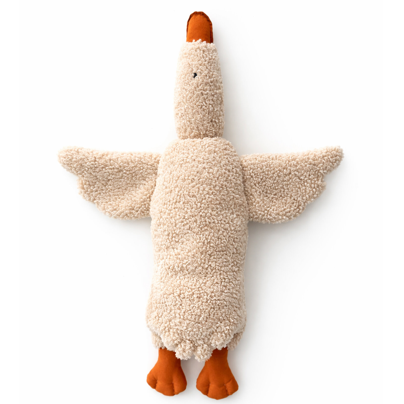 Peluş Kaz Oyuncağı – 55 cm Uzunluk | 43 cm Kanat Genişliği | Yumuşak Dokulu Bebek Oyuncağı