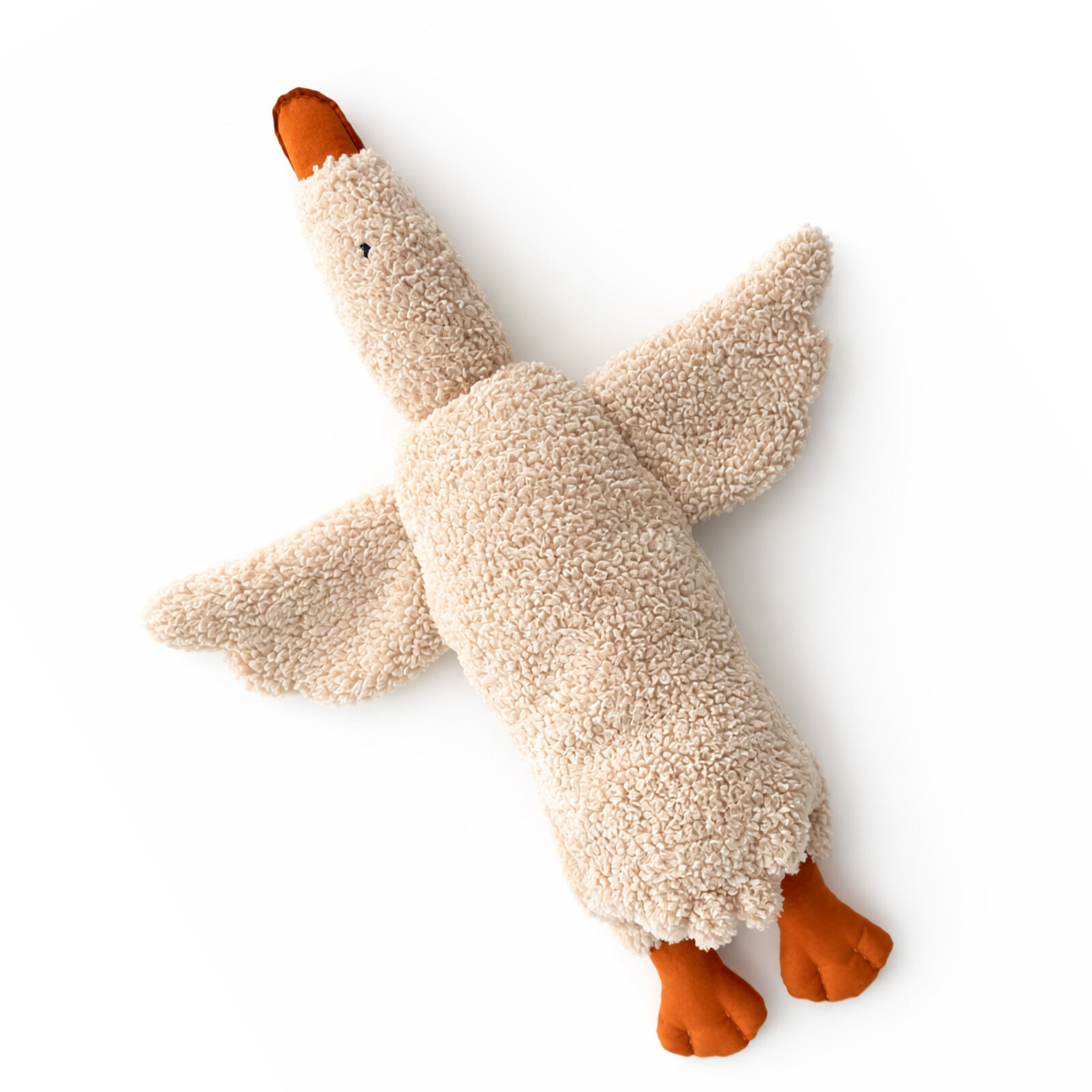 Peluş Kaz Oyuncağı – 55 cm Uzunluk | 43 cm Kanat Genişliği | Yumuşak Dokulu Bebek Oyuncağı