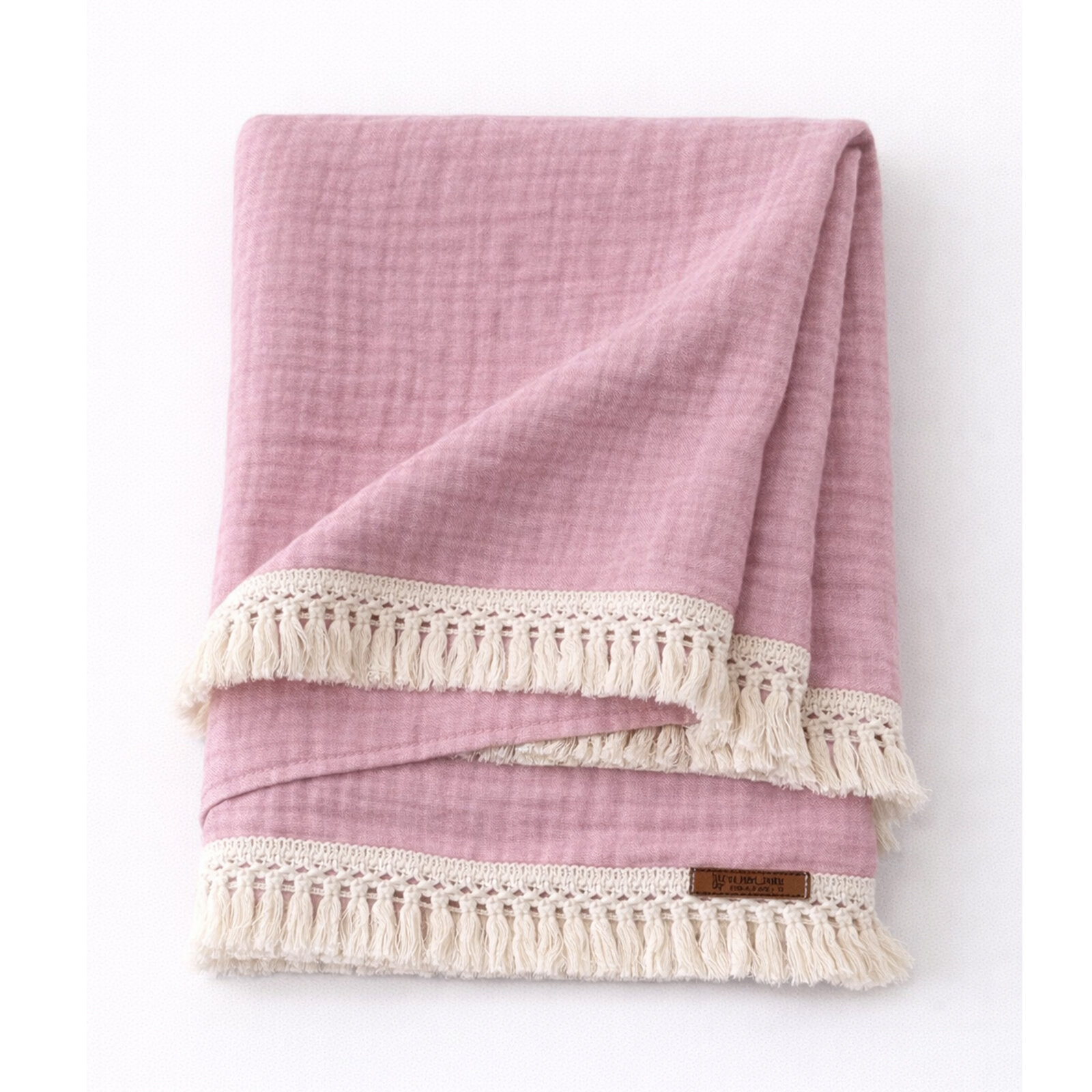 4 Katlı Müslin Bebek Battaniyesi 110x110 cm – Nefes Alan %100 Pamuk