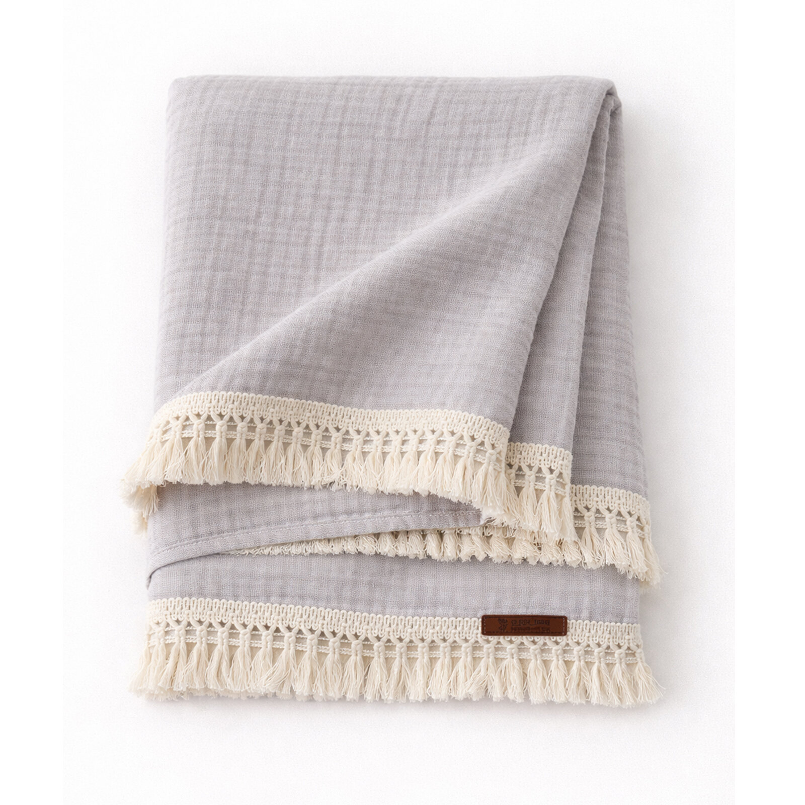 4 Katlı Müslin Bebek Battaniyesi 110x110 cm – Nefes Alan %100 Pamuk