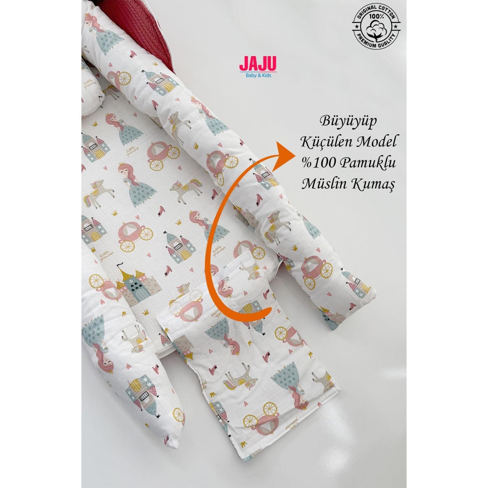 Çantalı Babynest Taşınabilir Anne Yanı Müslin Prenses Örgü Pike Babynest Çantalı Babynest Taşınabilir Anne Yanı Müslin Prenses Örgü Pike Babynest