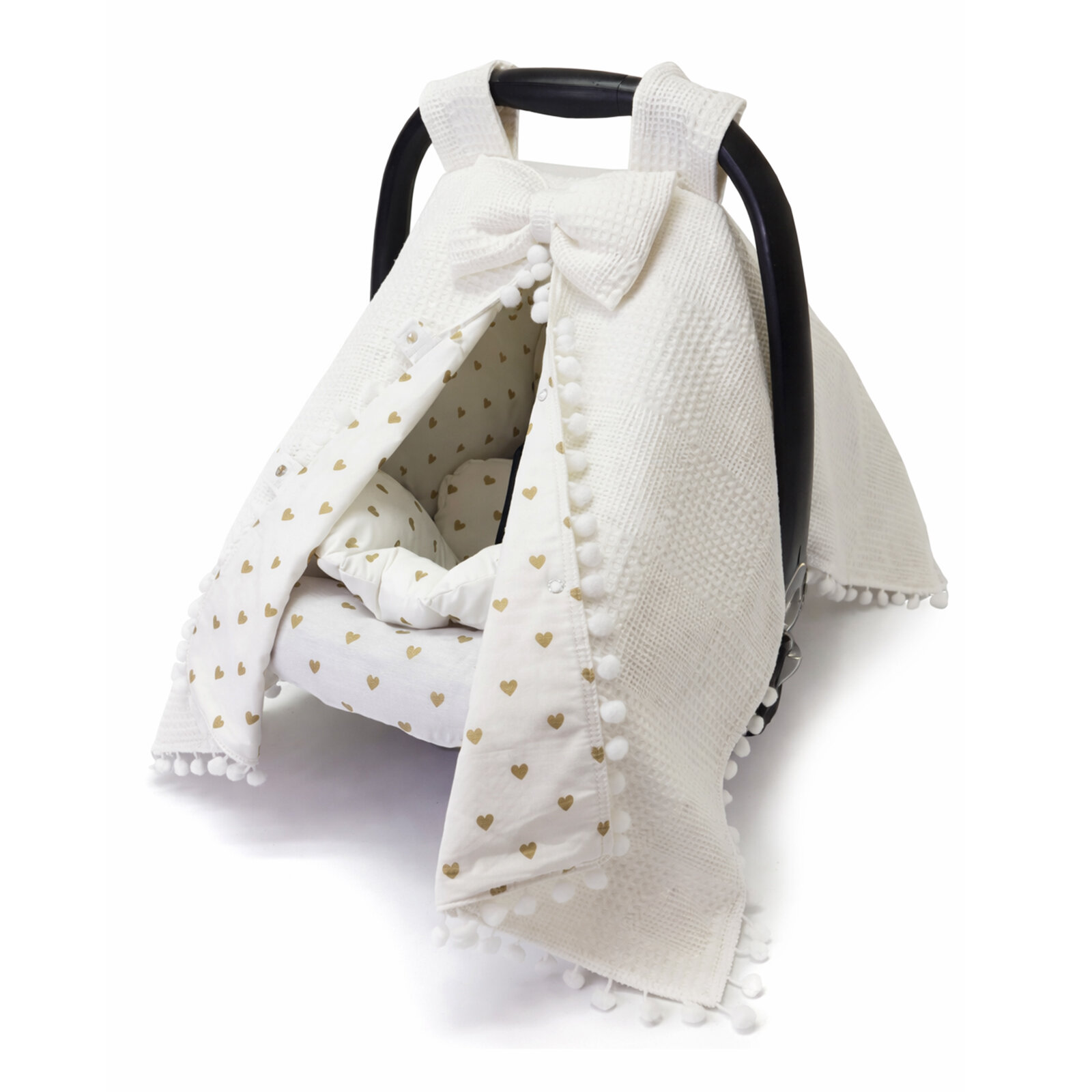 Puset Çarşaf Örtü Minder 3’lü Set – Kalp Desenli Puset Çarşaf Örtü Minder 3’lü Set – Kalp Desenli