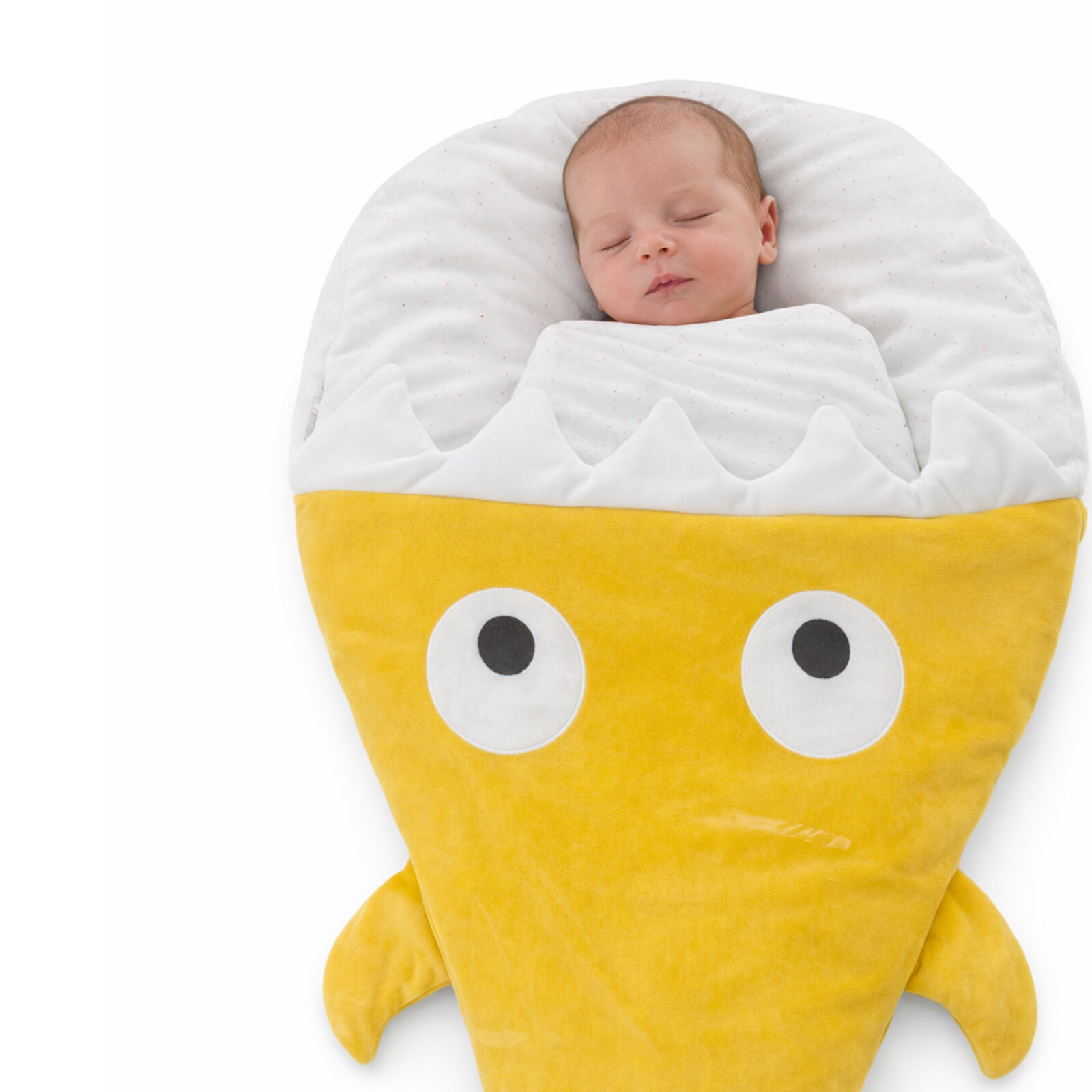 Bebek Köpekbalığı Kundak – Sarı (55x80 cm)