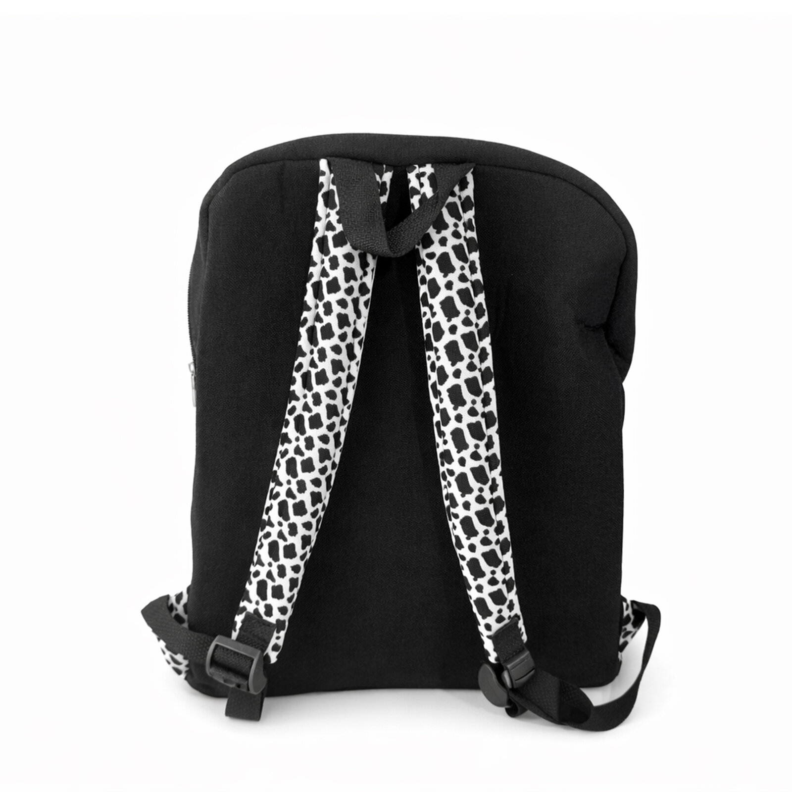 Kedi Desenli Leopar Askılı Çocuk & Anne Sırt Çantası – Siyah Kedi Desenli Leopar Askılı Çocuk & Anne Sırt Çantası – Siyah
