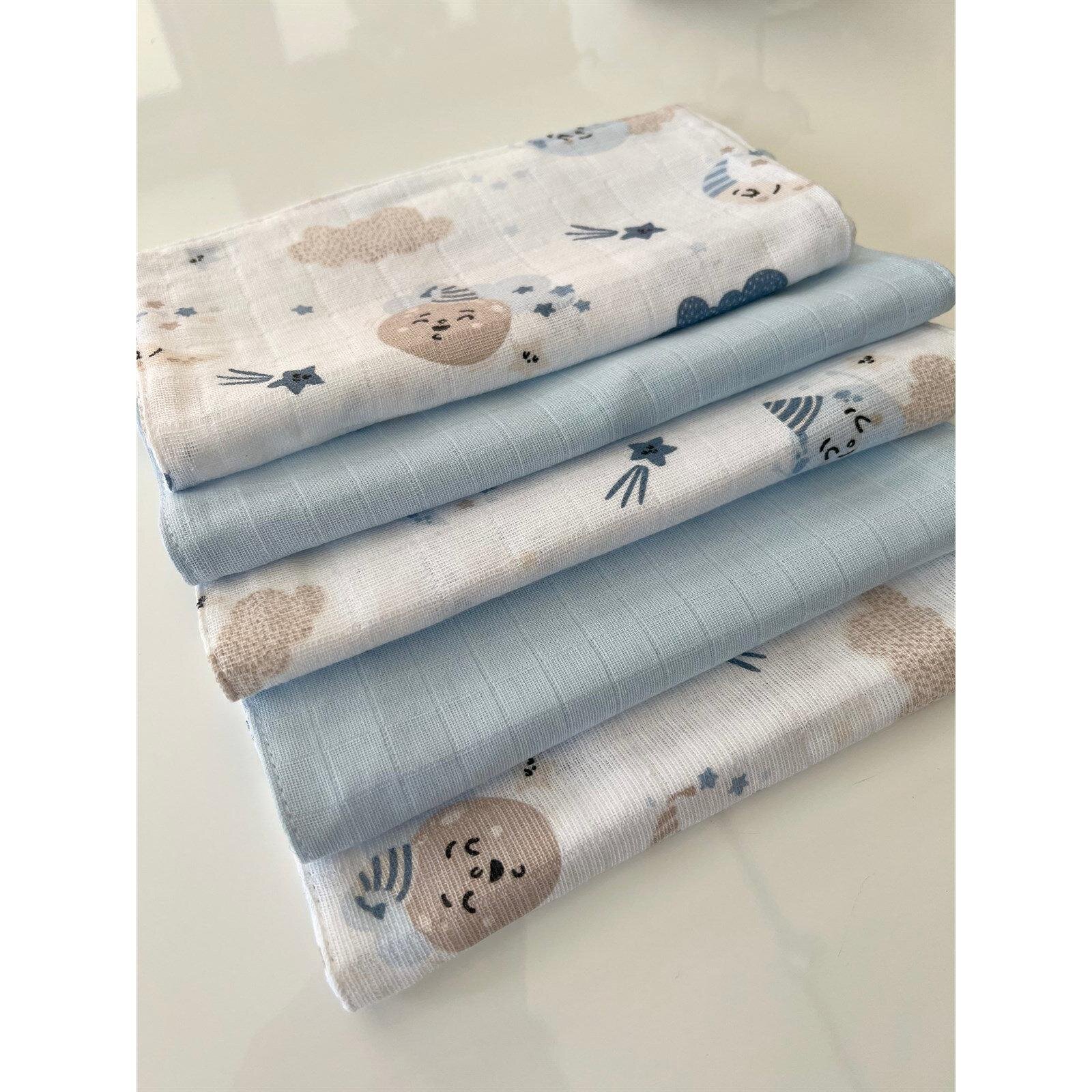 %100 Müslin Mini Bebek Bezi – 5 Adet Mendil Ağız Silme & Ter Alma Bezi (24–25 cm) %100 Müslin Mini Bebek Bezi – 5 Adet Mendil Ağız Silme & Ter Alma Bezi (24–25 cm)