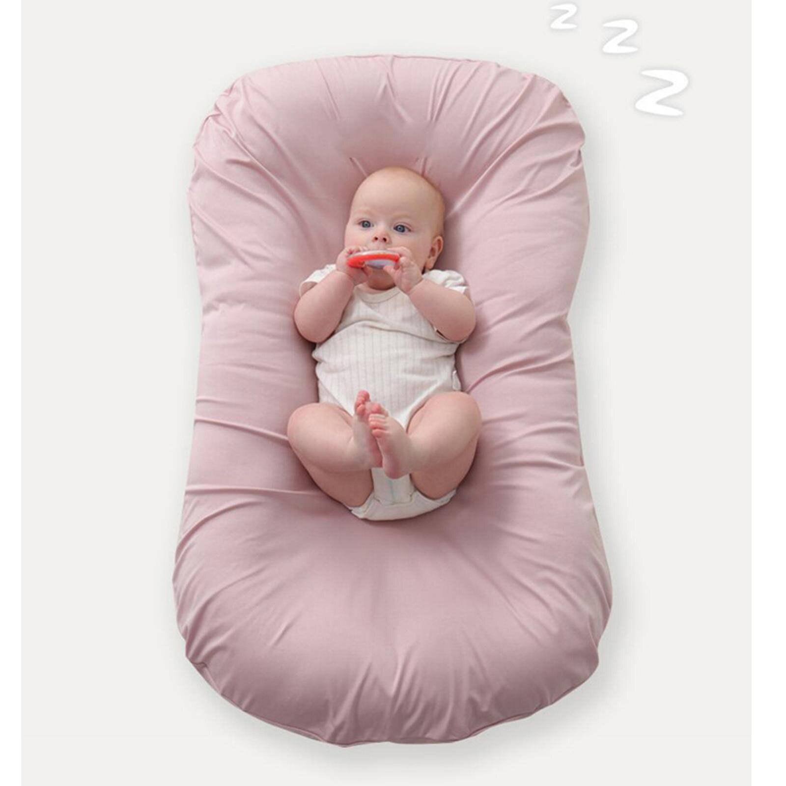 Pudra Puffy Babynest Lüx Anne Yanı Bebek Yatağı 70x55 cm