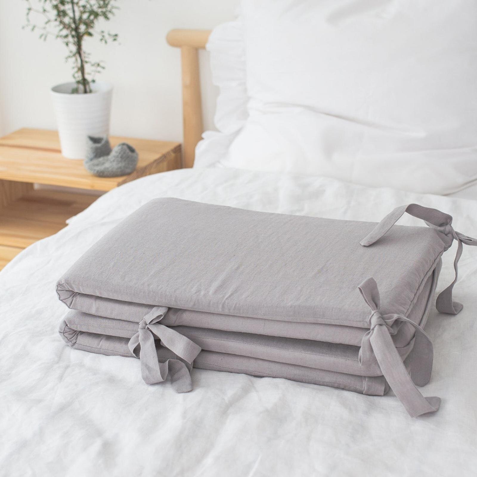 Gri Renk Beşik Kenar Koruyucu / Kenar Koruma (4 Kenar)