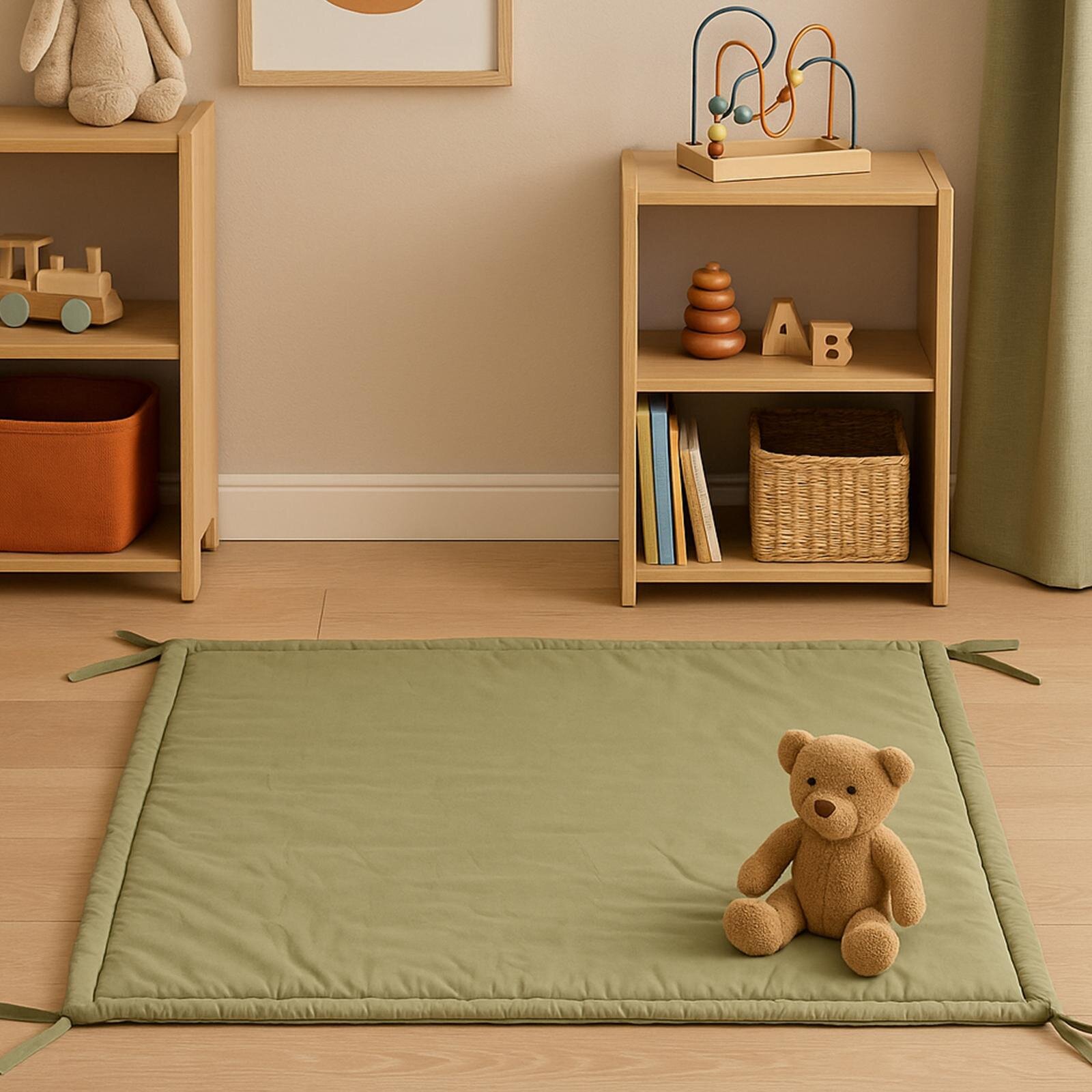 110x110 cm Kare Oyun Halısı - Oyun Matı – Yumuşak ve Konforlu Zemin