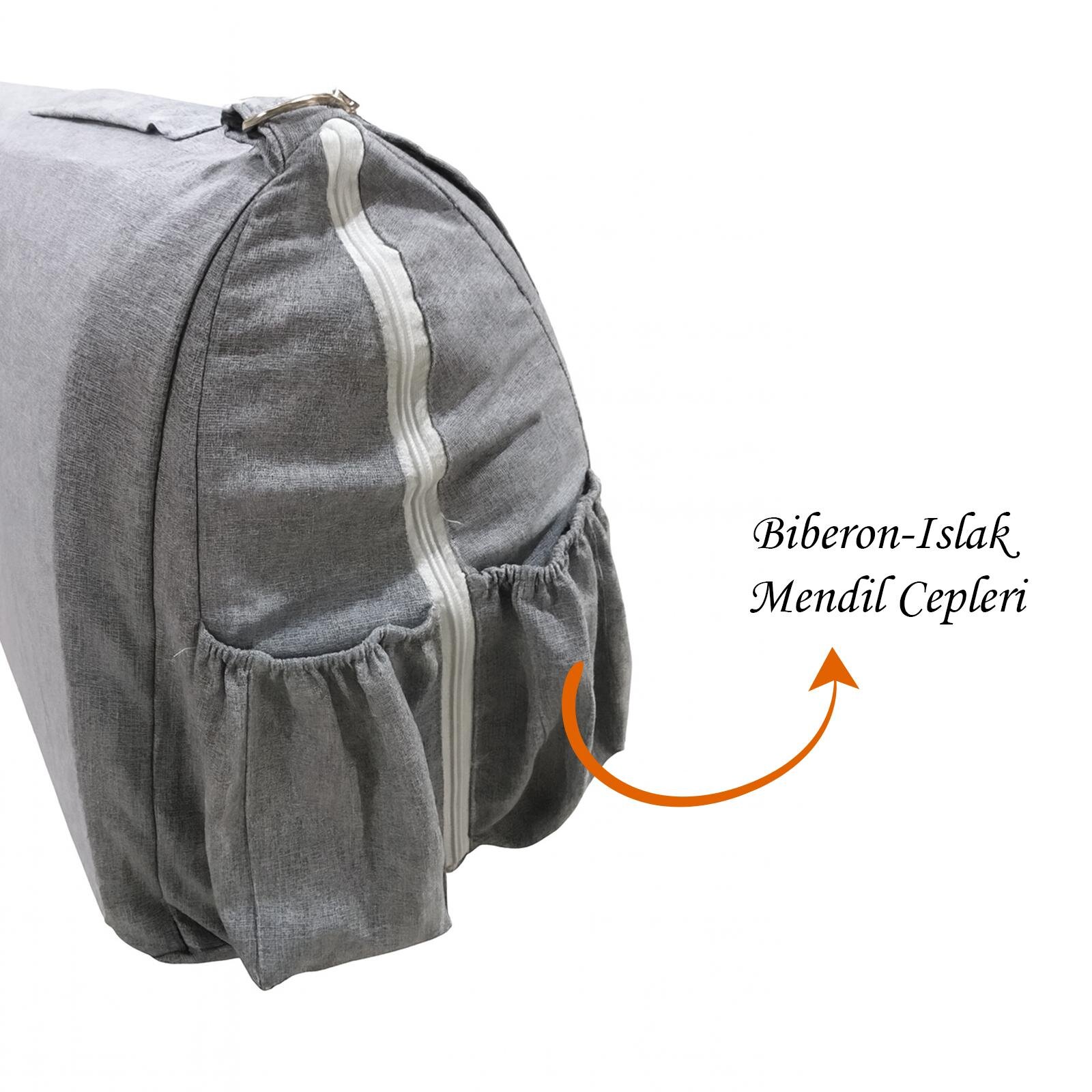 3’ü Bir Arada Reflü Yatağı + Babynest + Anne Çantası Konforlu Güvenli Babynest