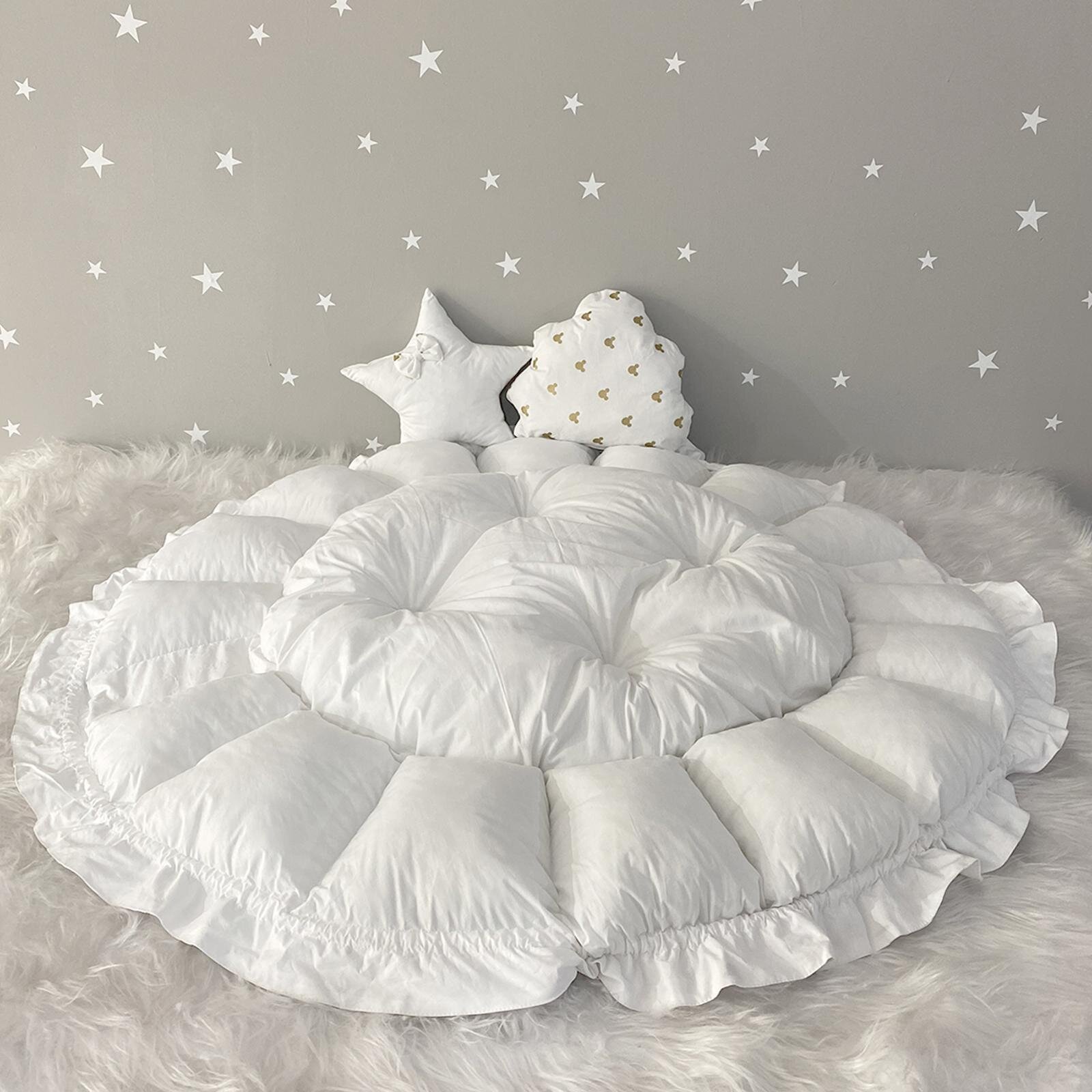 Gold Micky Cibinlik Tüllü Oyun Minderi - Açılır Kapanır Babynest