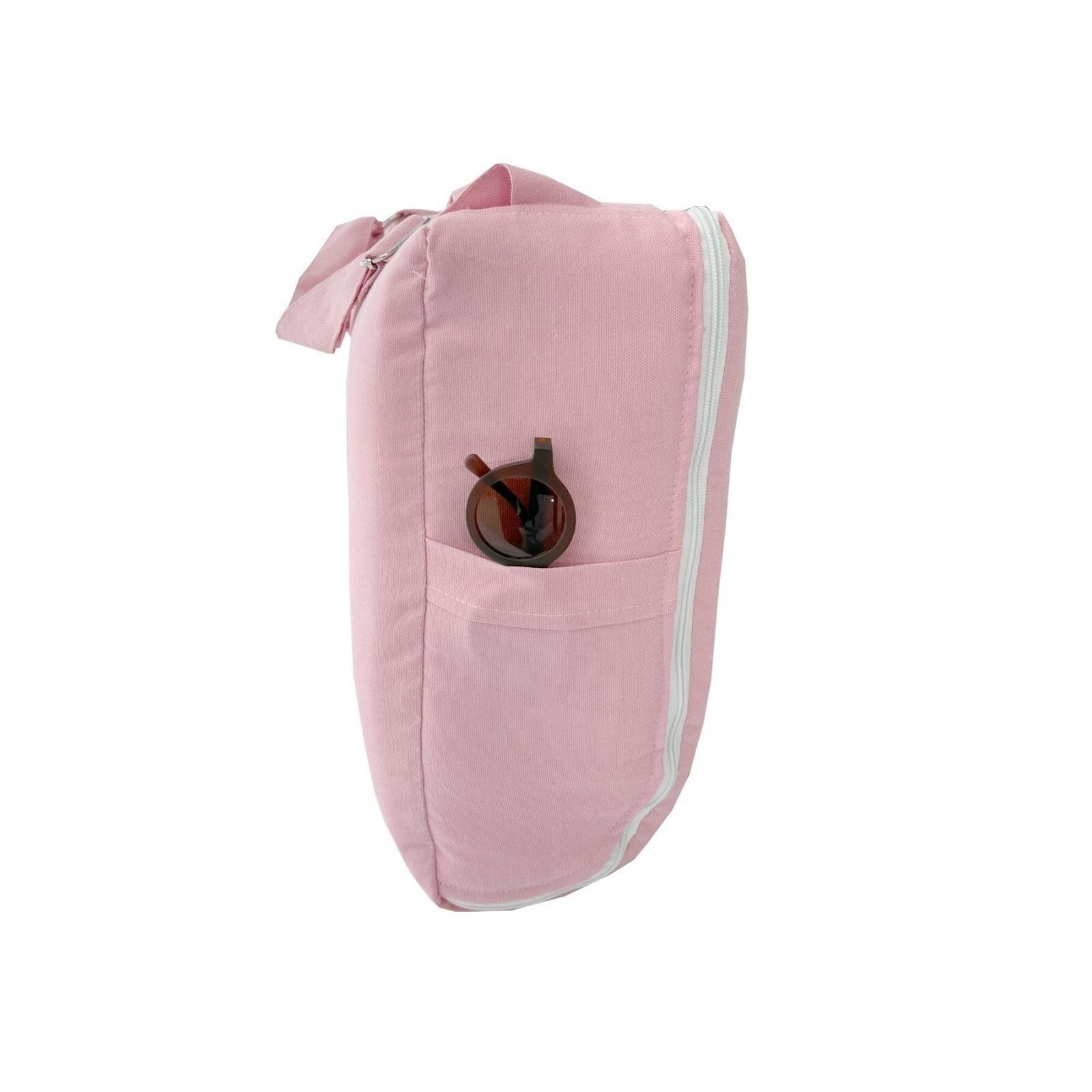 Pembe Orman Çantalı Babynest Taşınabilir -  Konforlu ve Güvenli Bebek Yatağı 