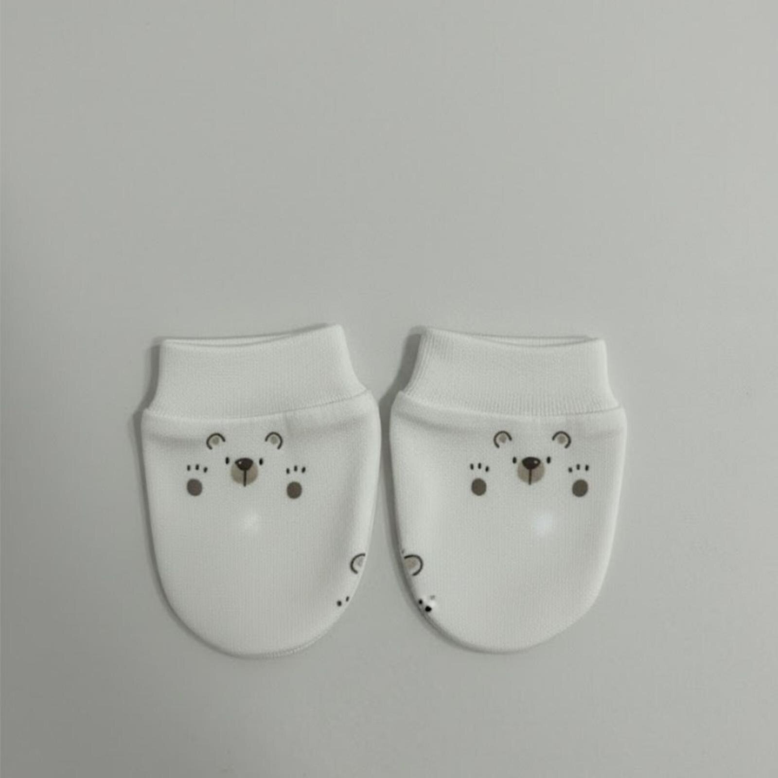 %100 Pamuklu 2'li Eldiven Seti - Hardal / Ayıcık %100 Pamuklu 2'li Eldiven Seti - Hardal / Ayıcık