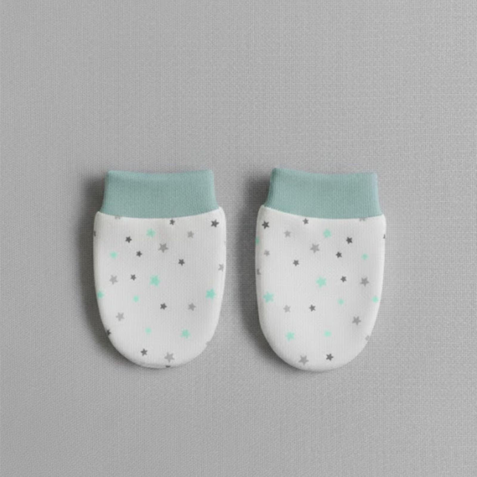 %100 Pamuklu 2'li Eldiven Seti - Beyaz / Yıldızlar %100 Pamuklu 2'li Eldiven Seti - Beyaz / Yıldızlar