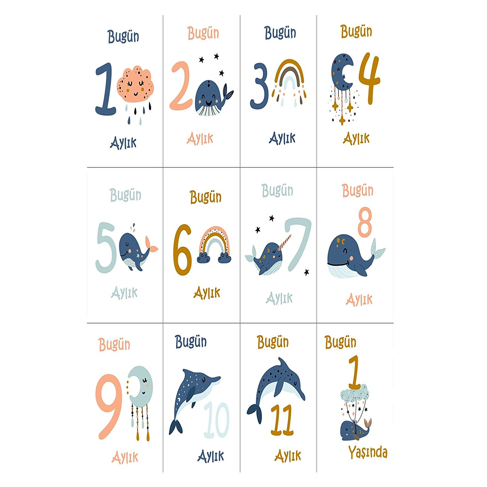 Erkek Bebek Hastane Çıkışı Yenidoğan Anı Battaniyesi Polar 150x100cm, Yeni Doğan Bebek Anı Kartları