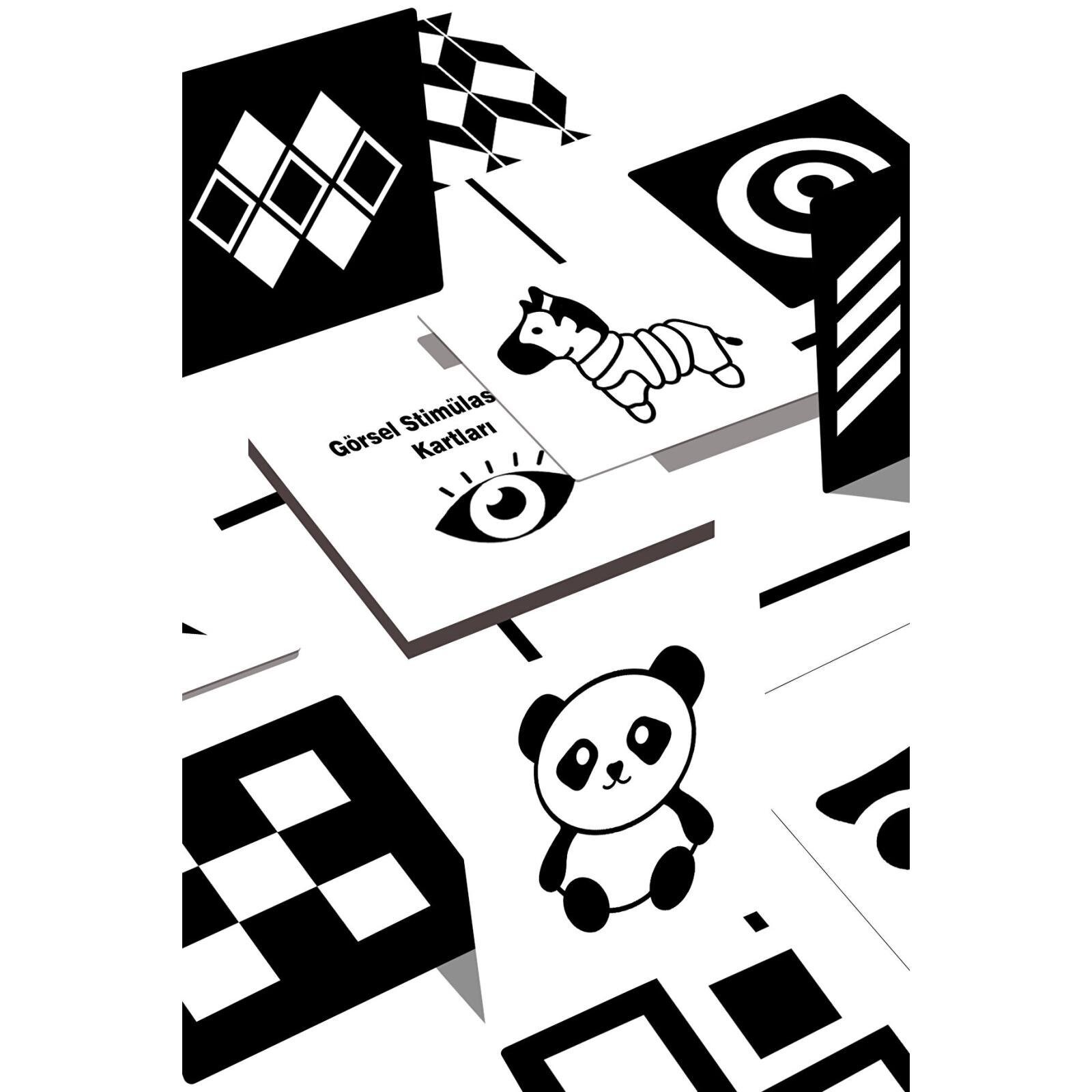 Siyah Beyaz Bebek Zeka Kartları, Yenidoğan Beyin Gelişimi Eğitici Kart, Hediyelik, 0-3 Ay, 36 Adet Siyah Beyaz Bebek Zeka Kartları, Yenidoğan Beyin Gelişimi Eğitici Kart, Hediyelik, 0-3 Ay, 36 Adet