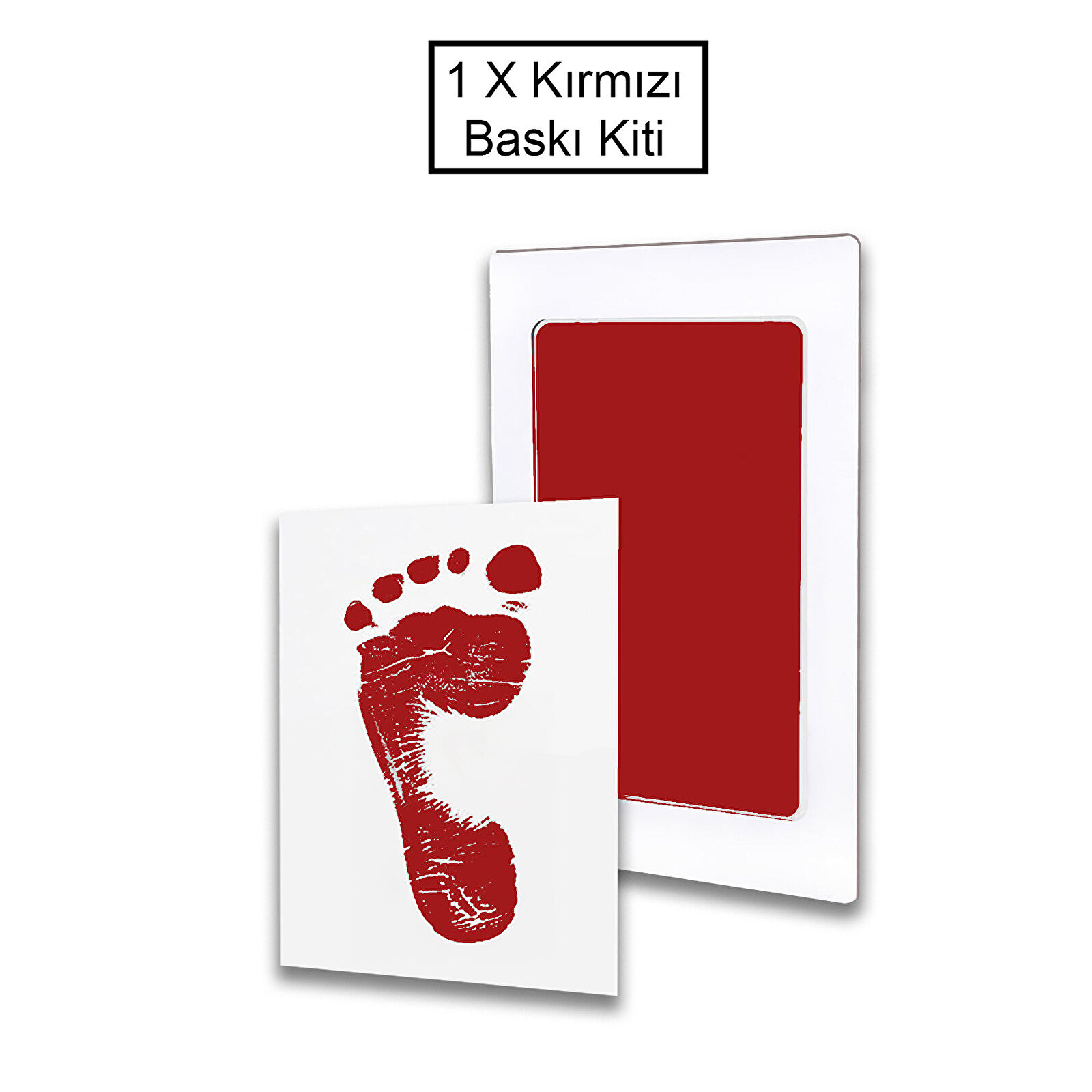 Temassız Mürekkep Baskı Kiti - Bebek El/Ayak İzi Seti