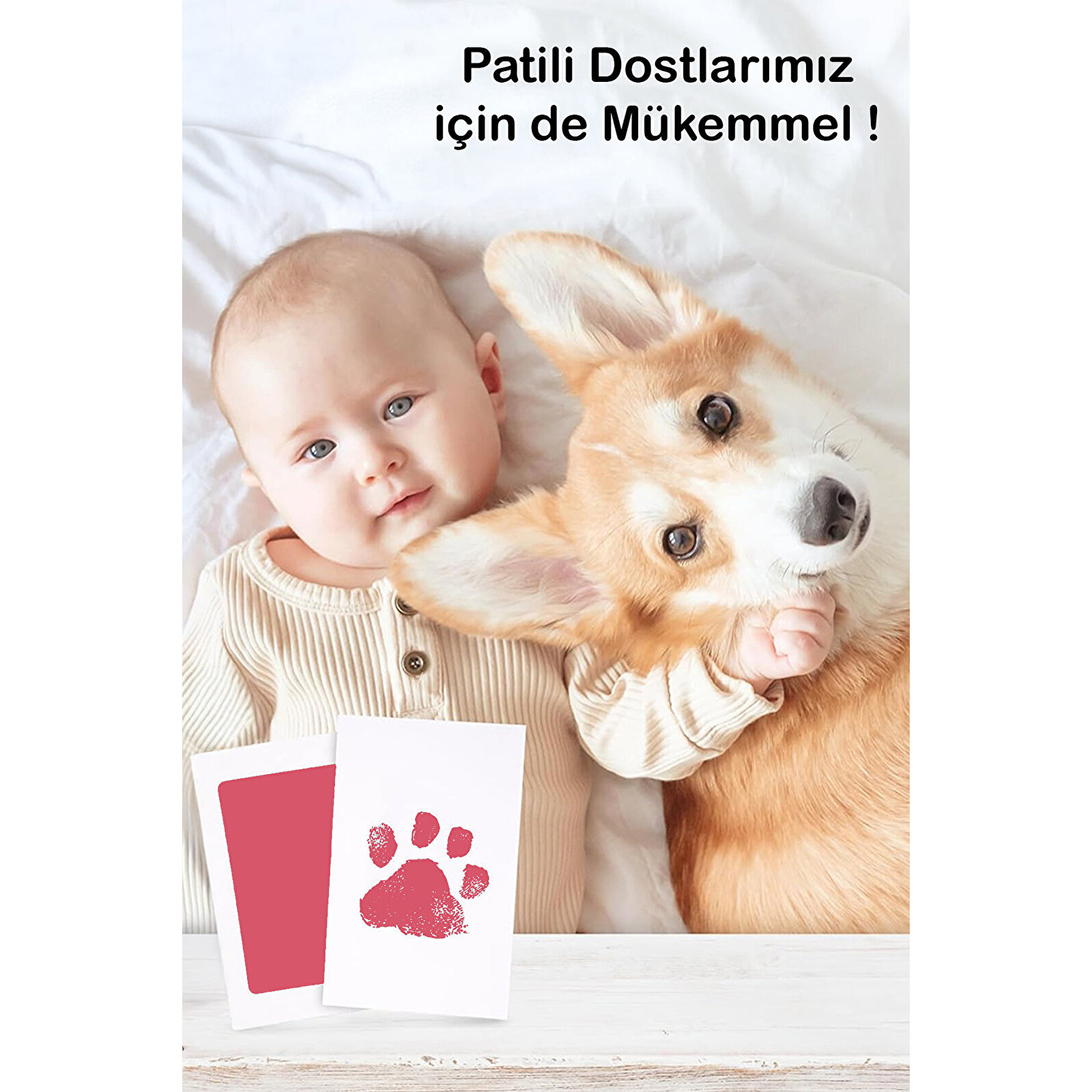 Temassız Bebek El-Ayak İzi Baskı Kiti